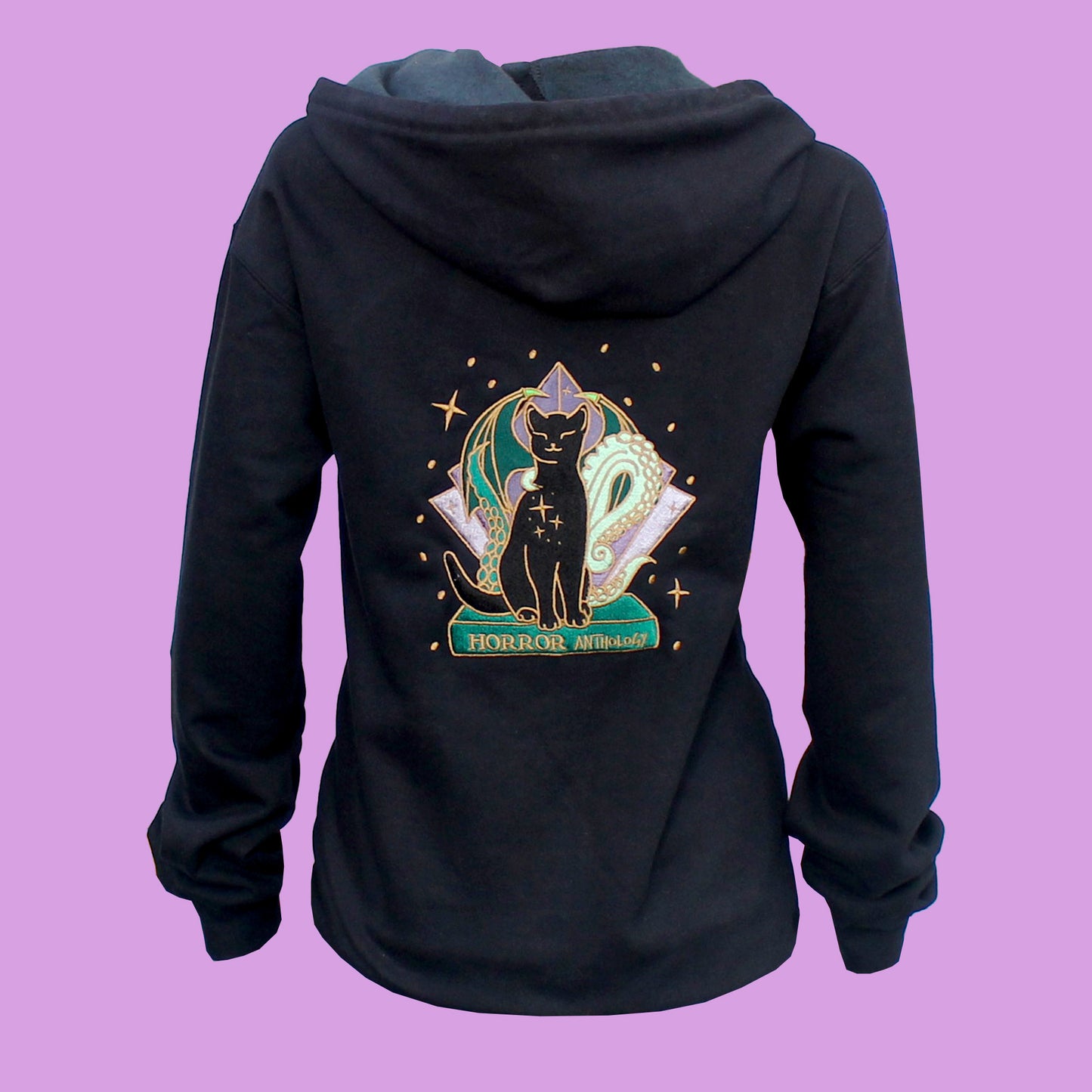 Horror Anthology Embroidered Zip-up Hoodie