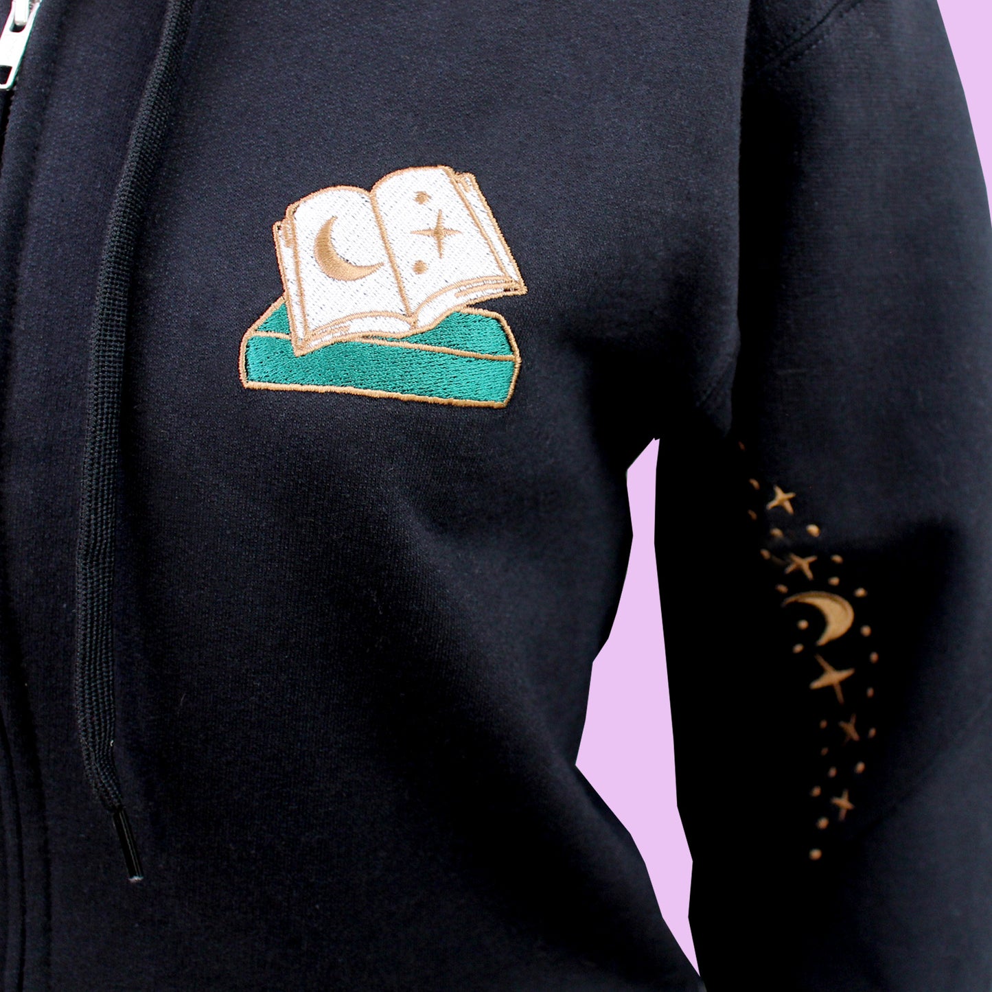 Horror Anthology Embroidered Zip-up Hoodie