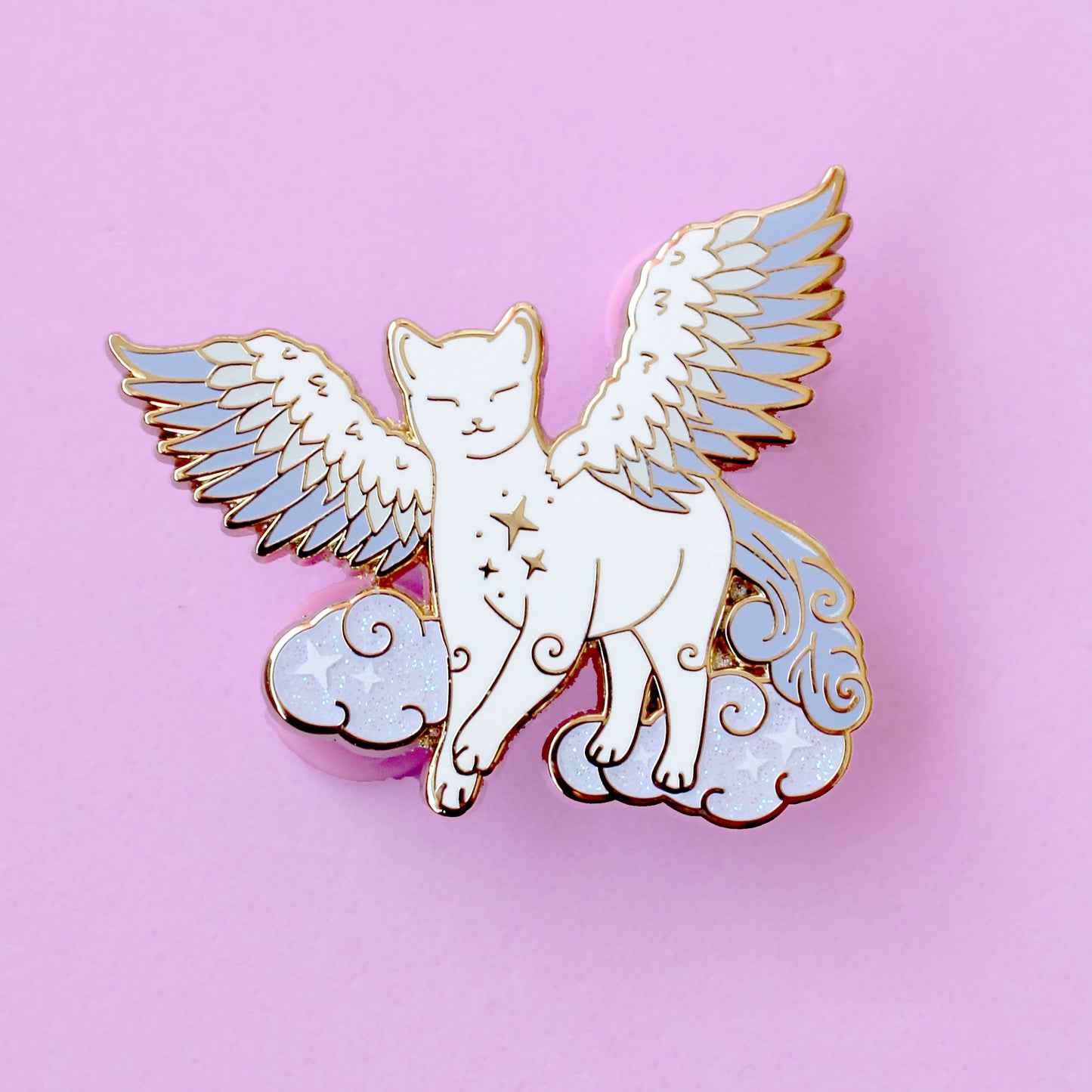 Air Cat Enamel Pin - Climate Cats