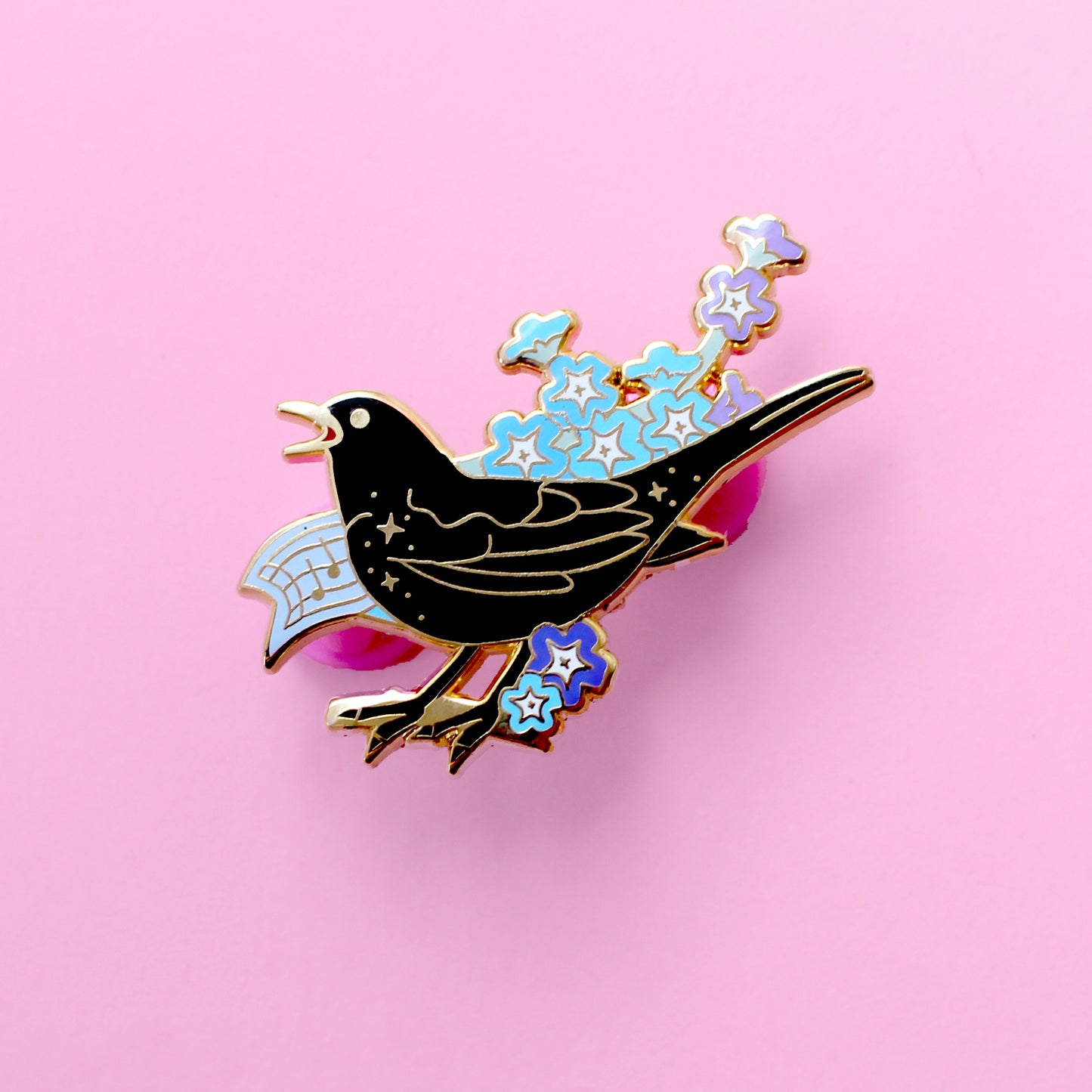 Blackbird Enamel Pin