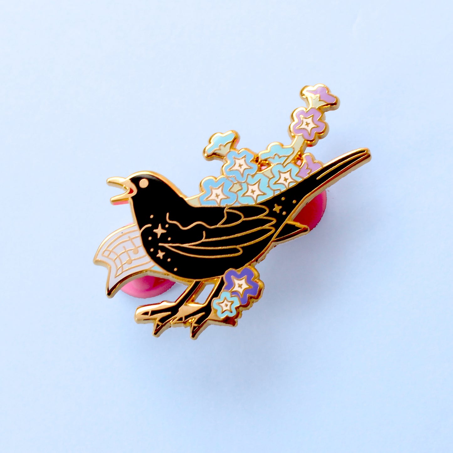 Blackbird Enamel Pin