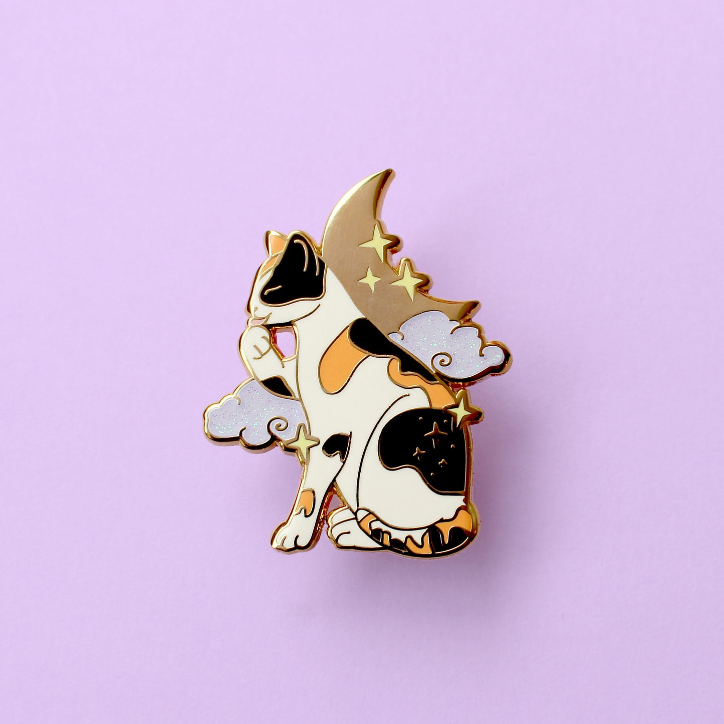 Calico Cat Enamel Pin