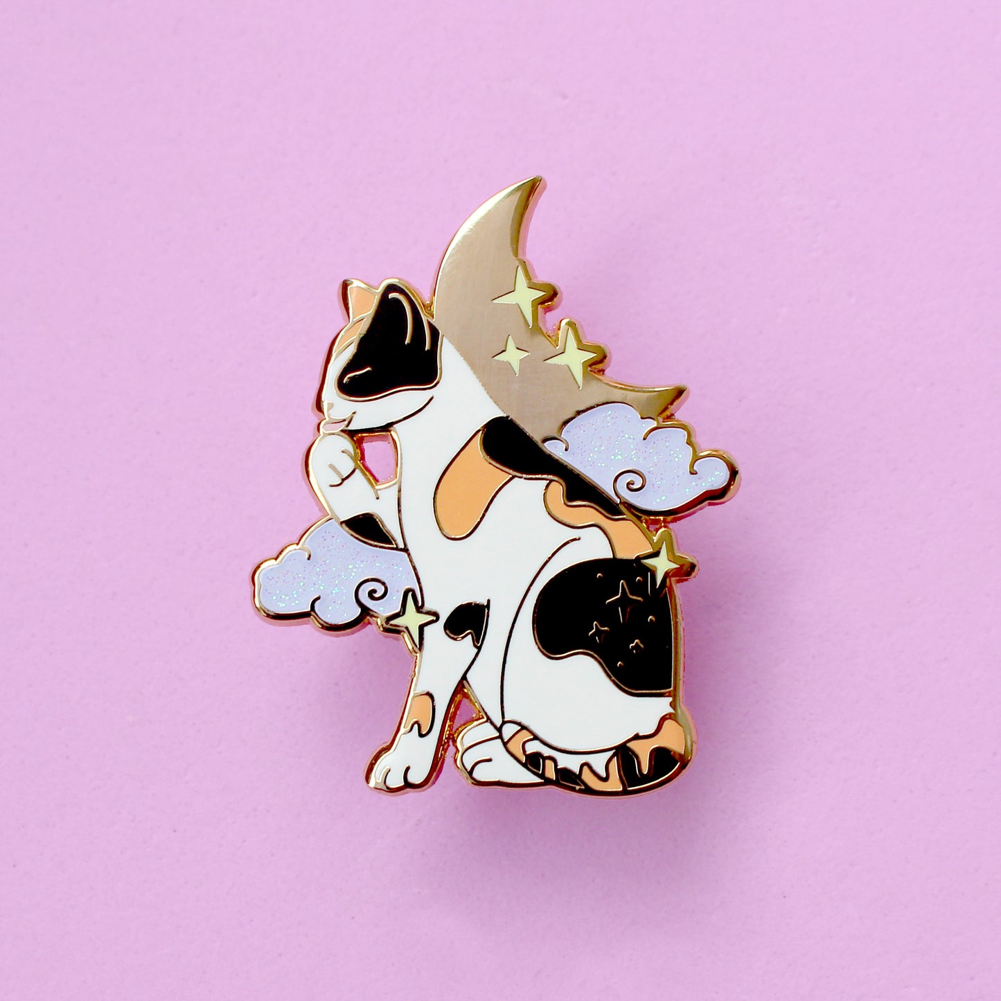 Calico Cat Enamel Pin