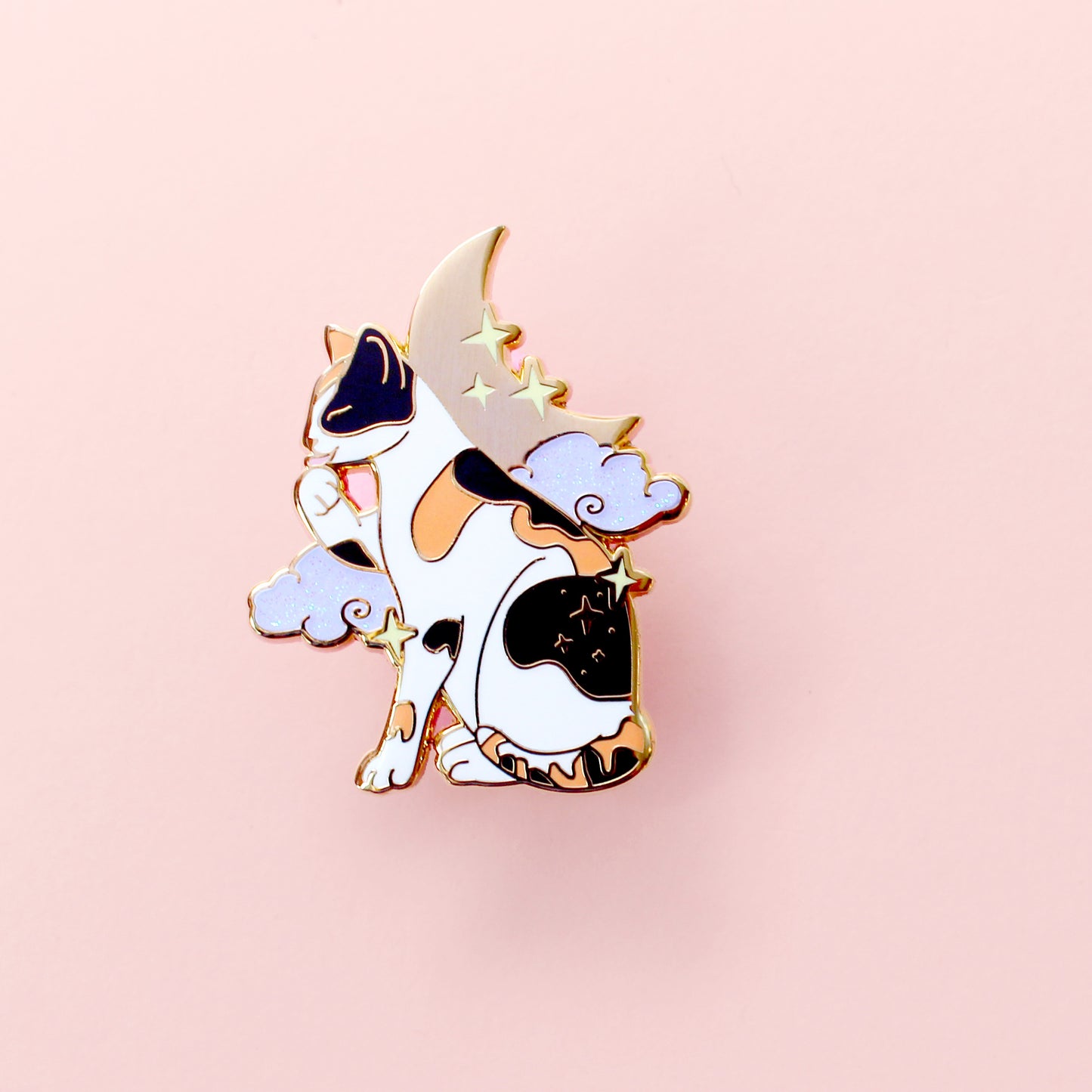 Calico Cat Enamel Pin