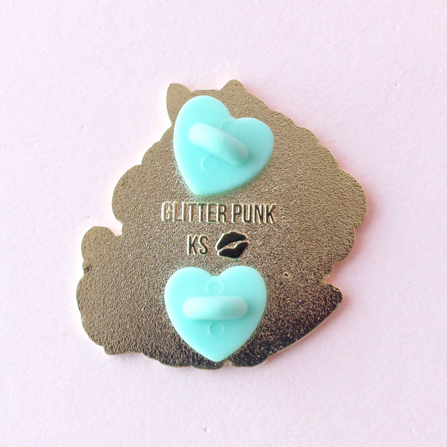 Clam Cat Enamel Pin
