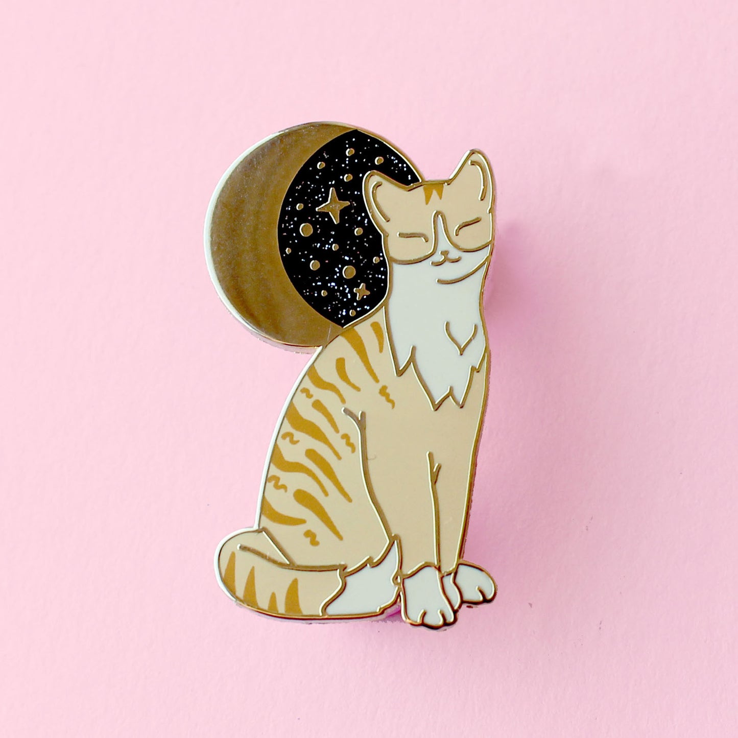 Ginger Cat Enamel Pin