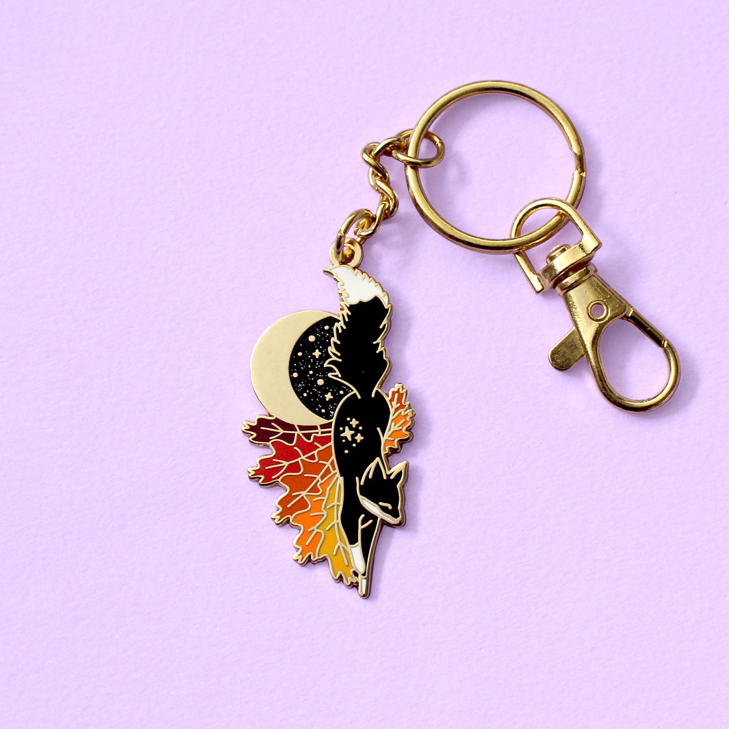 Fall Fox Key Chain