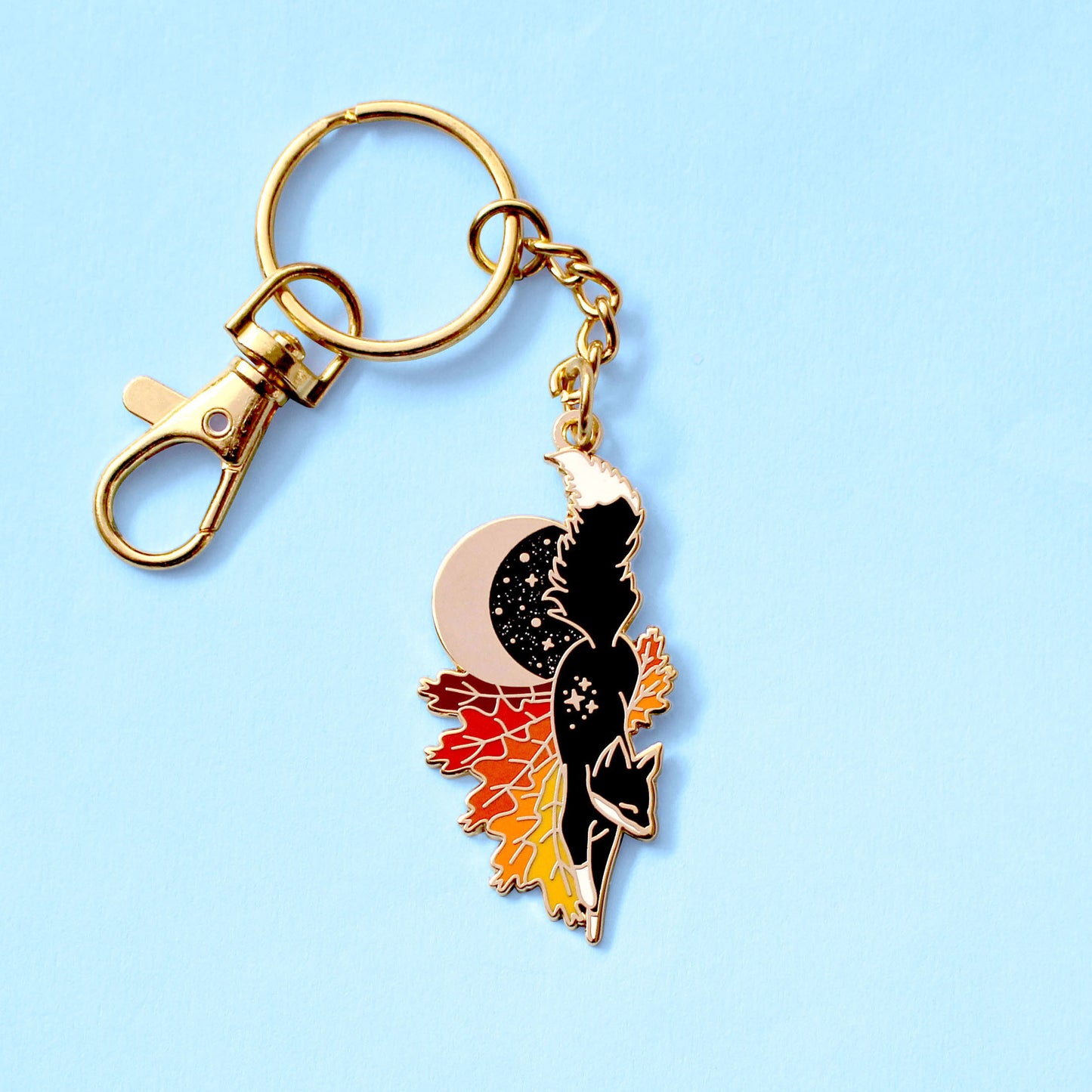 Fall Fox Key Chain