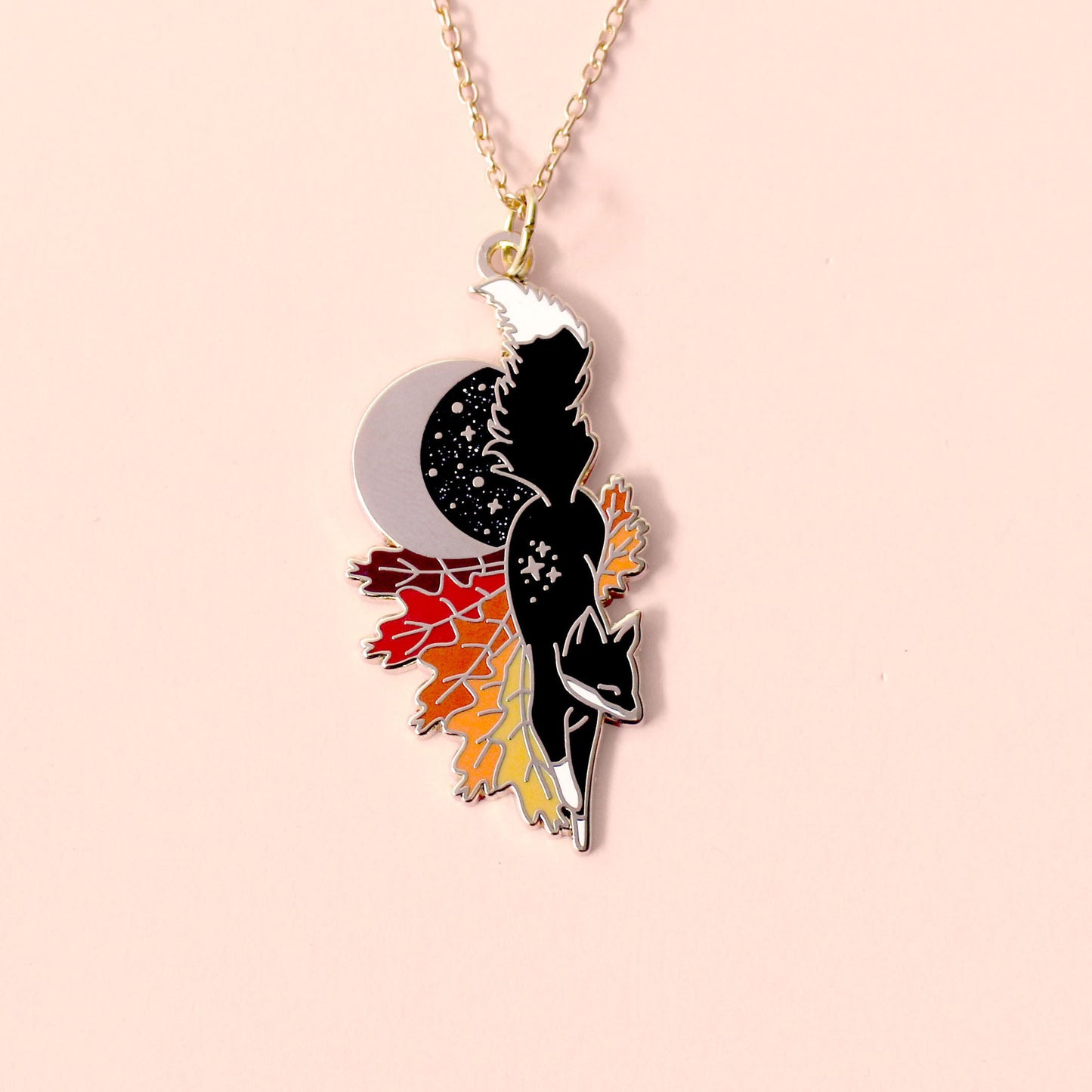 Fall Fox Necklace