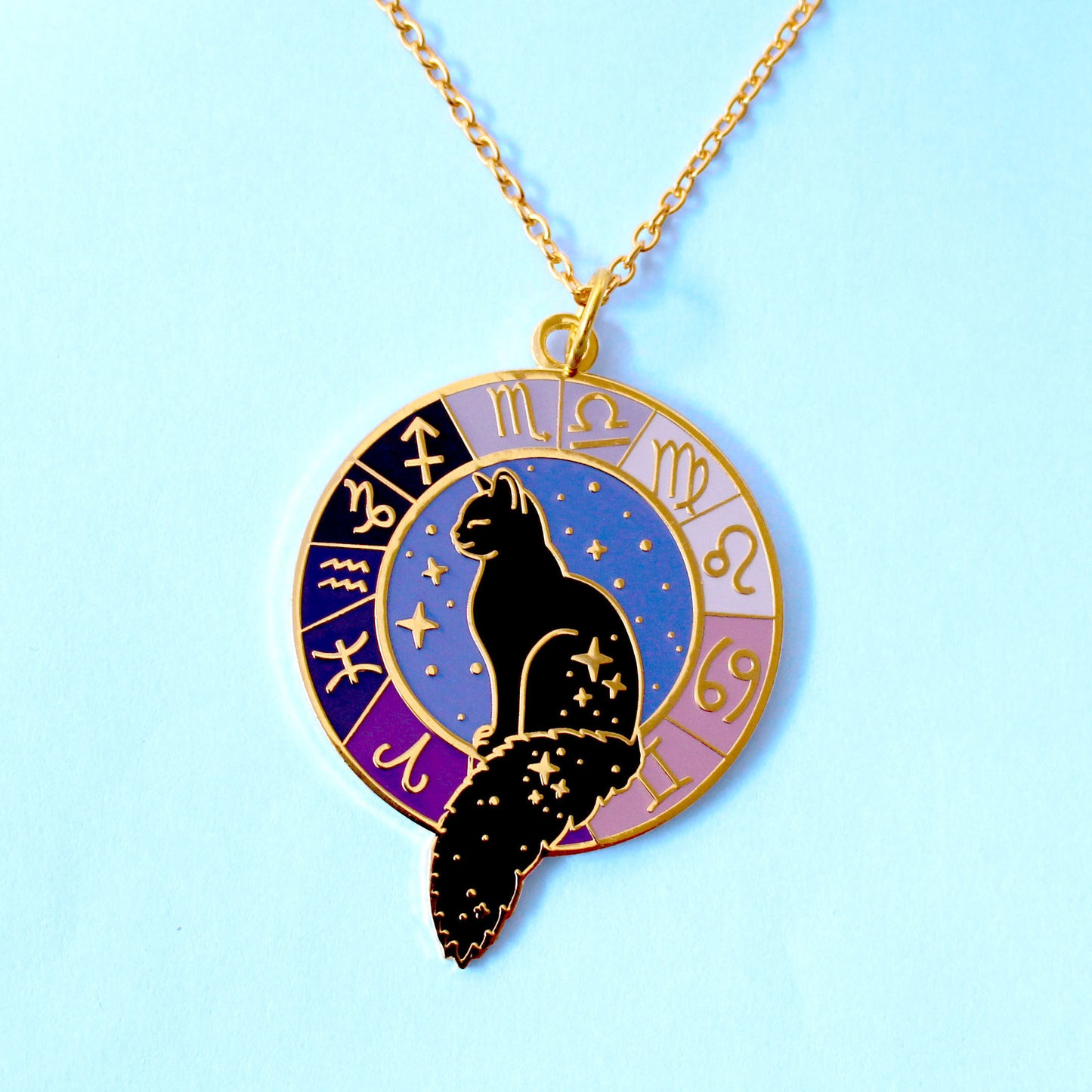 Zodiac Cat Necklace