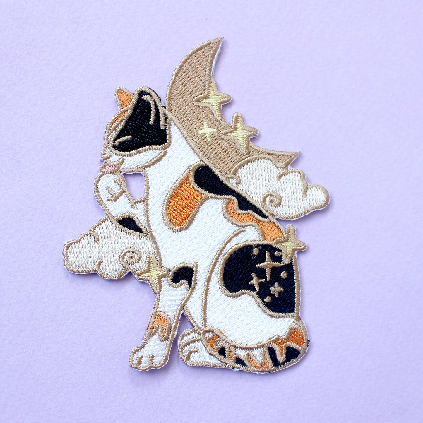 Calico Cat Embroidered Patch