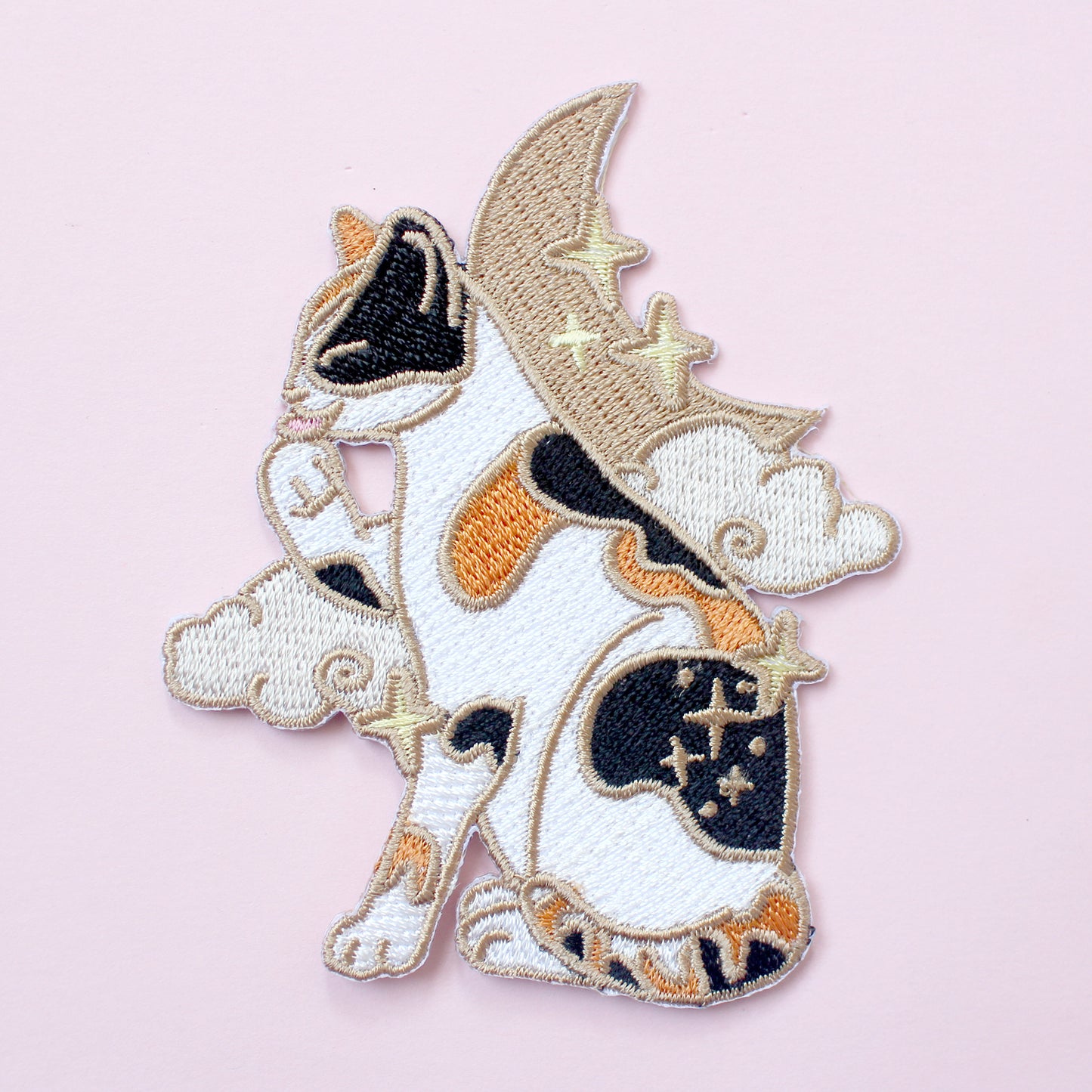 Calico Cat Embroidered Patch