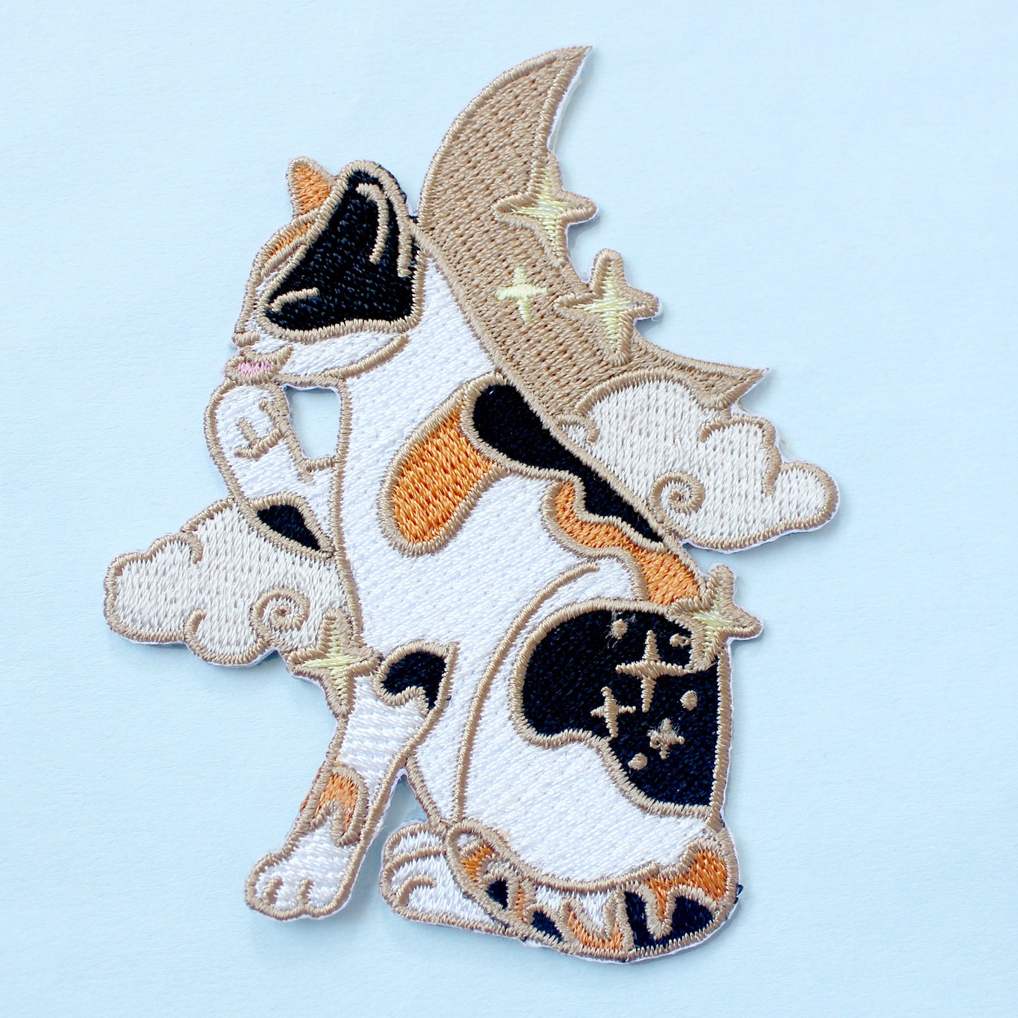 Calico Cat Embroidered Patch