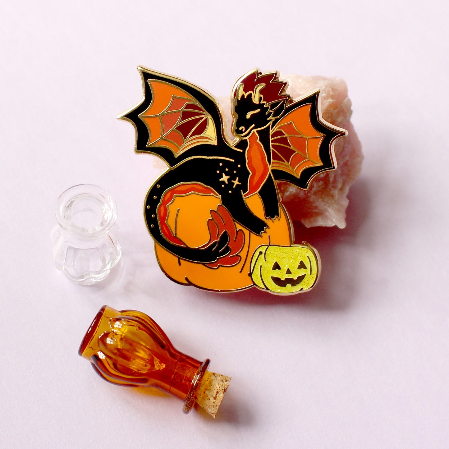 Halloween Dragon Enamel Pin – Halloween Collection