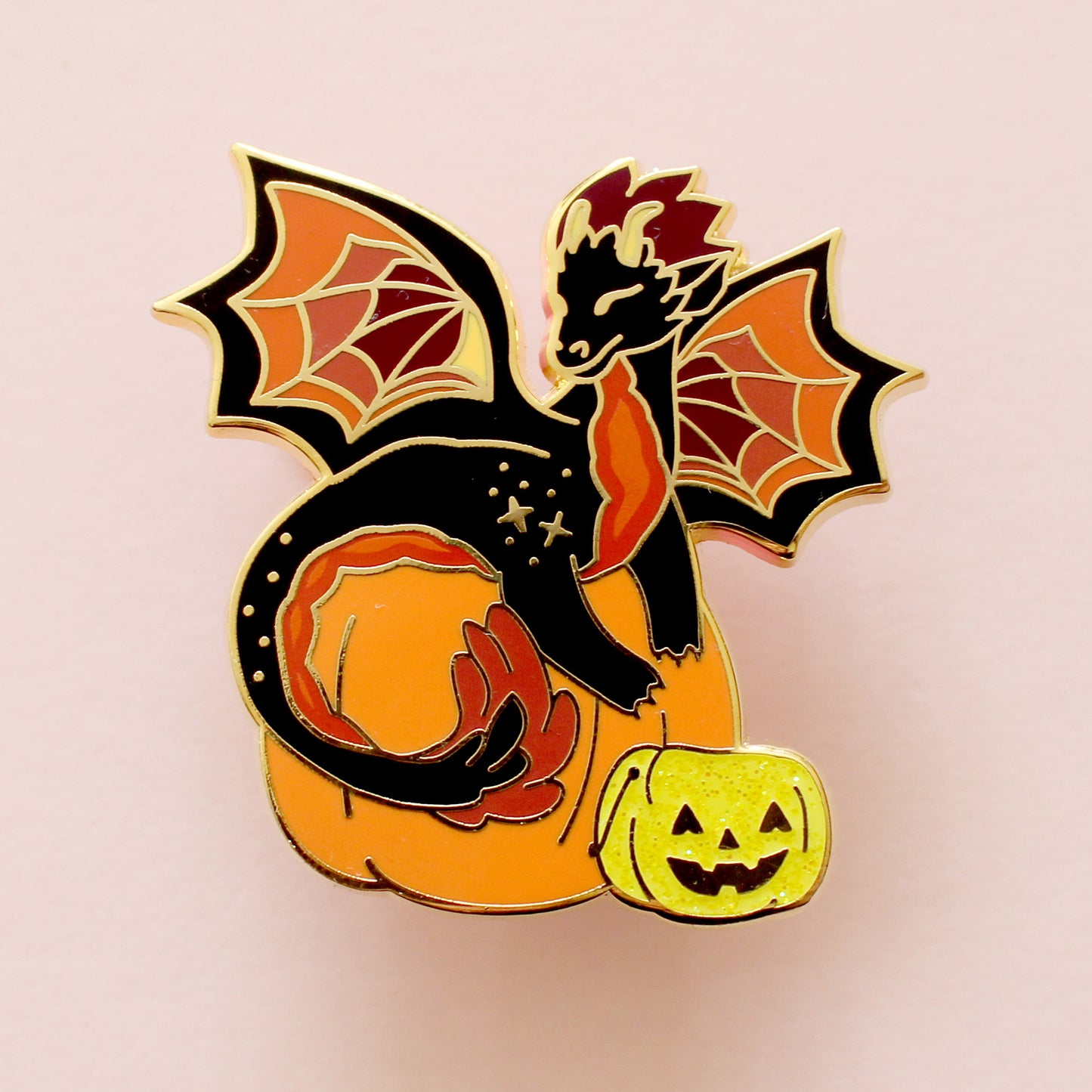 Halloween Dragon Enamel Pin – Halloween Collection