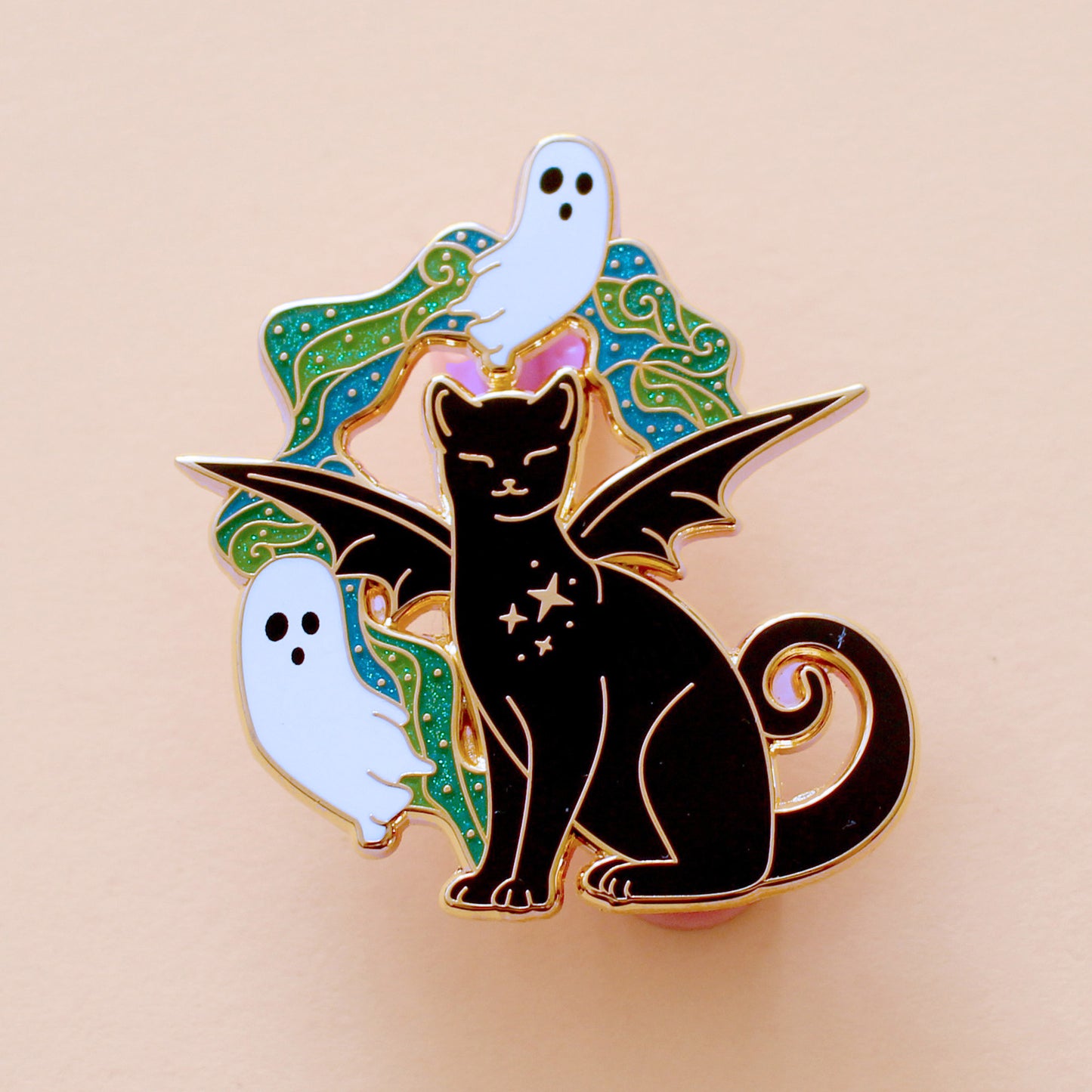 Imp Cat Enamel Pin – Halloween Collection