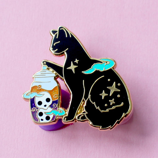 Potions Cat Enamel Pin – Halloween Collection