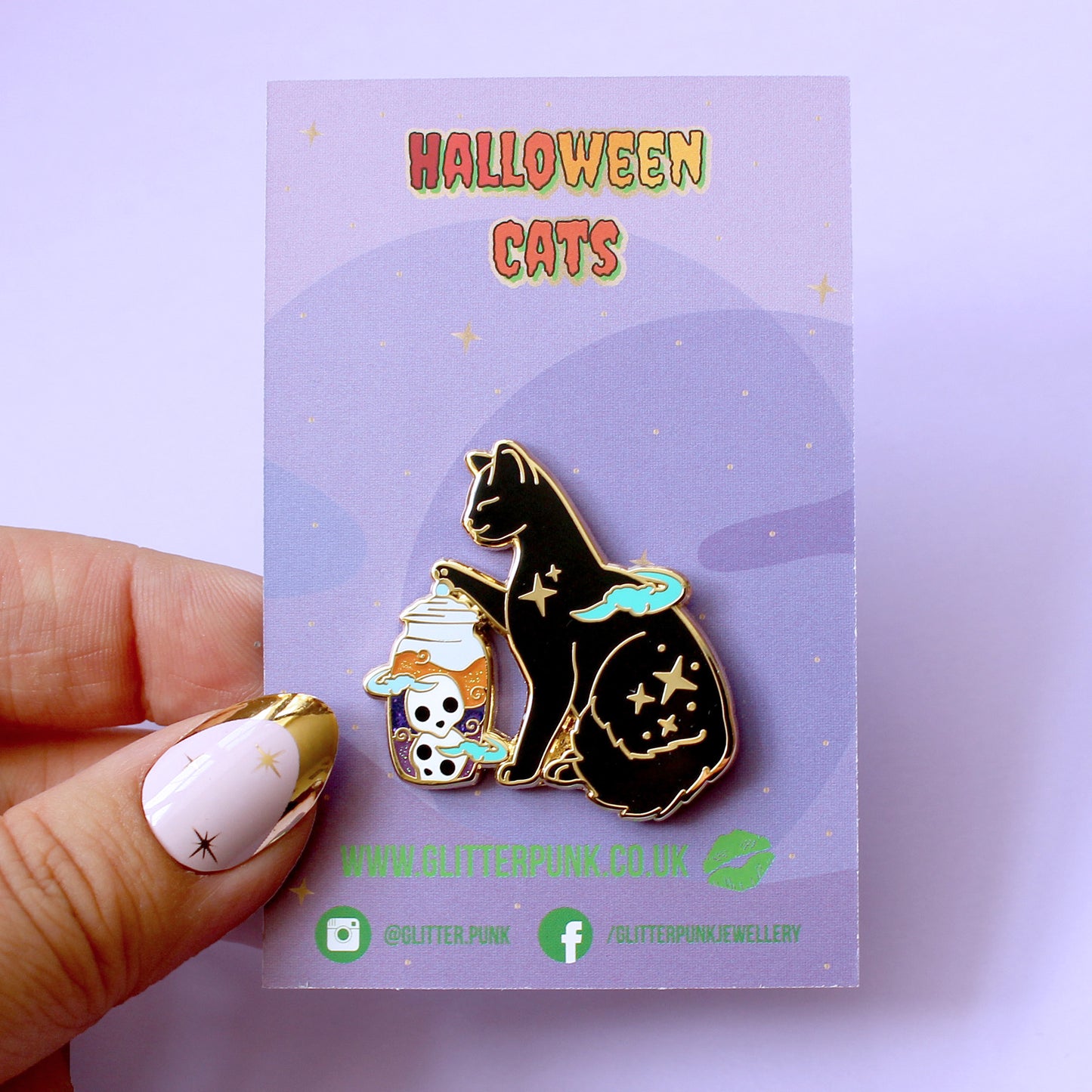 Potions Cat Enamel Pin – Halloween Collection