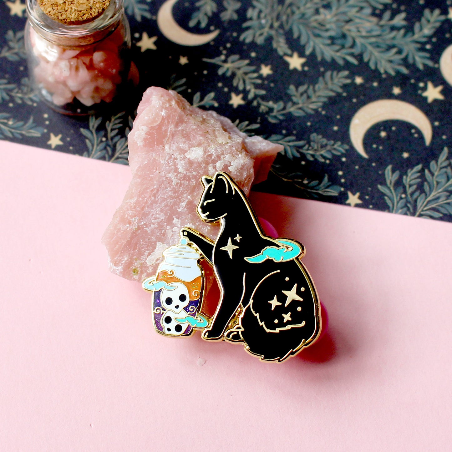 Potions Cat Enamel Pin – Halloween Collection
