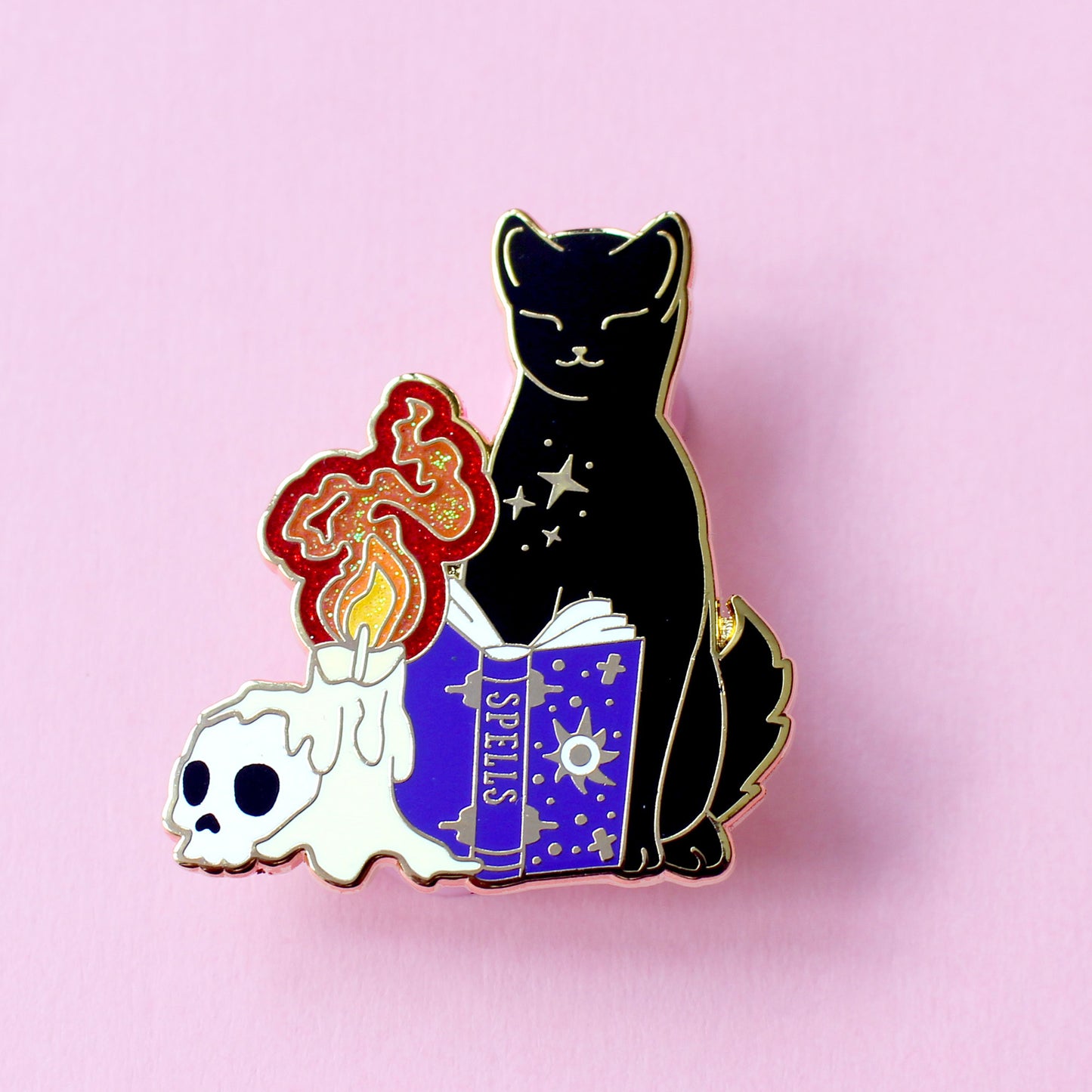 Spell Cat Enamel Pin – Halloween Collection