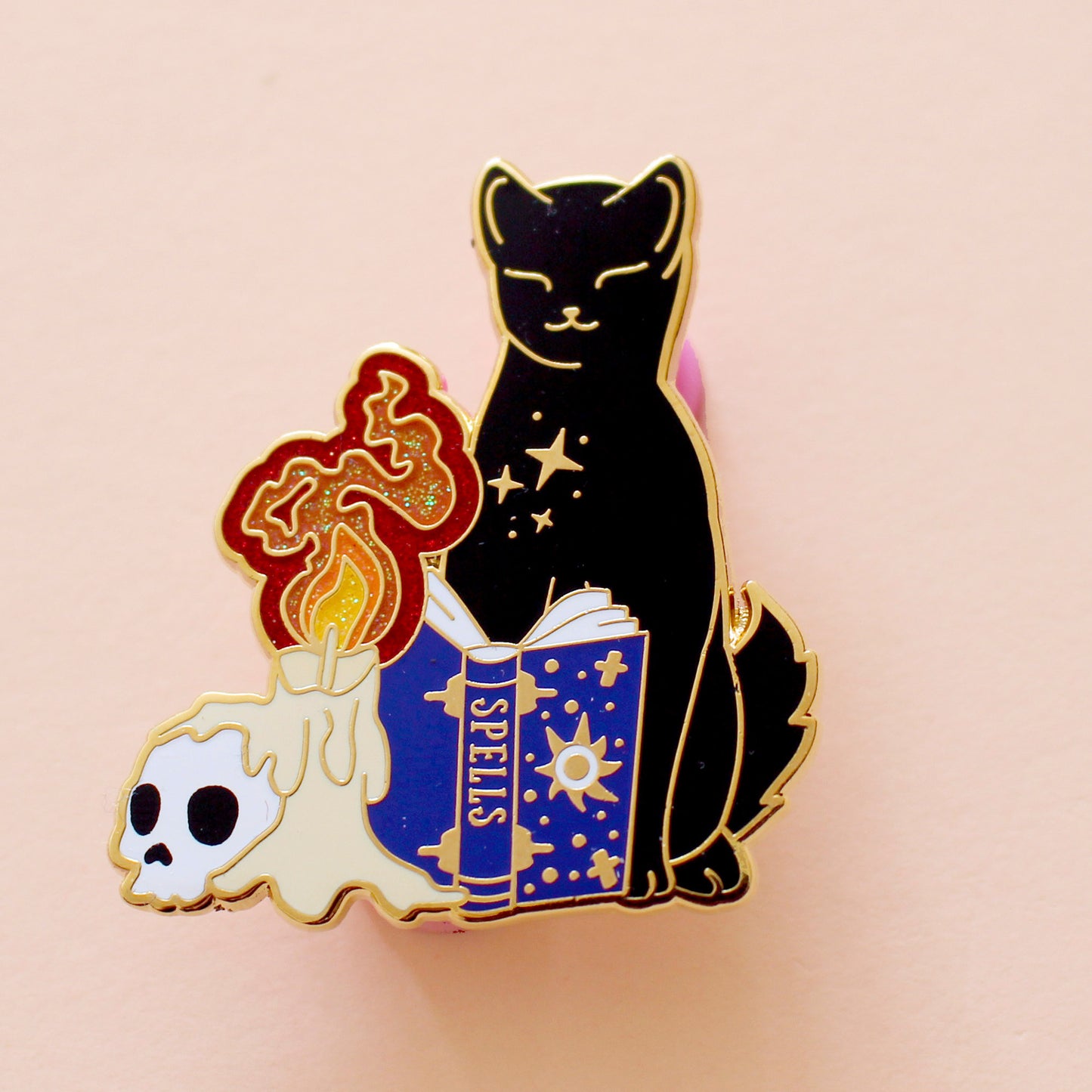 Spell Cat Enamel Pin – Halloween Collection