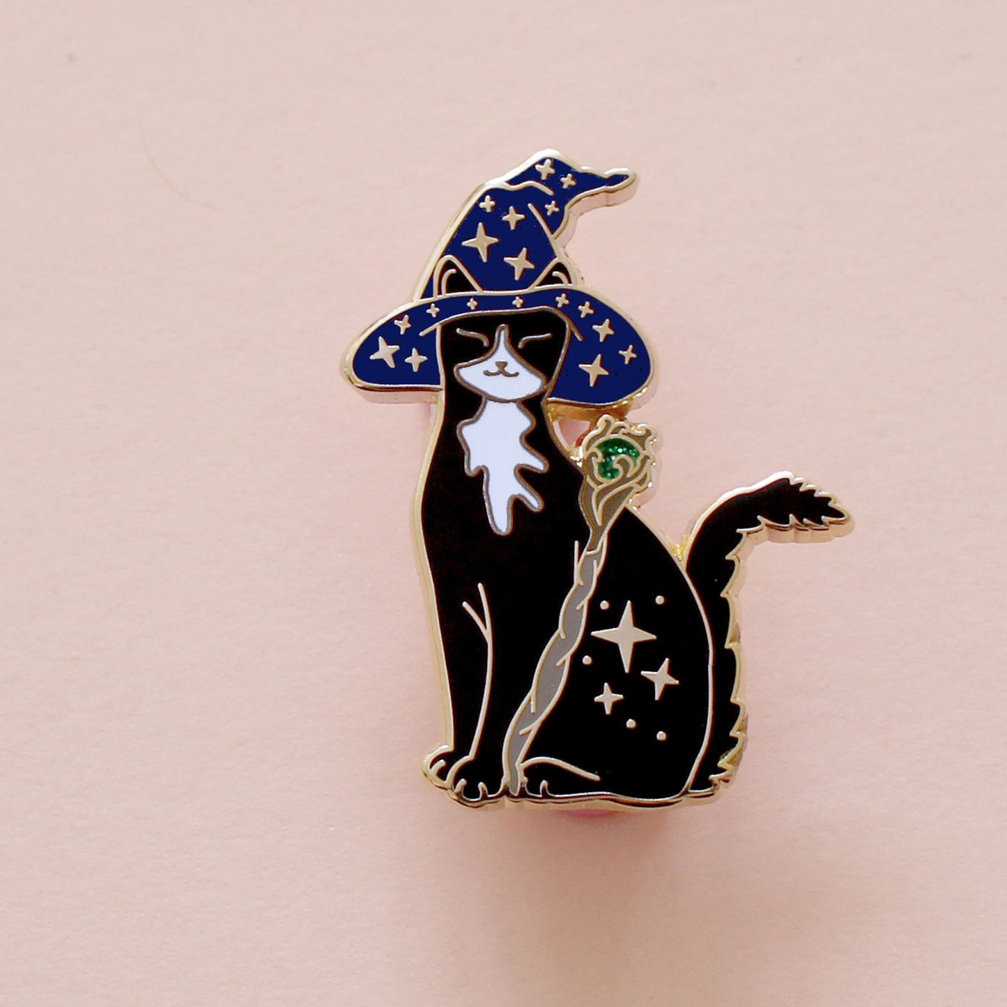 Wizard Cat Enamel Pin – Halloween Collection
