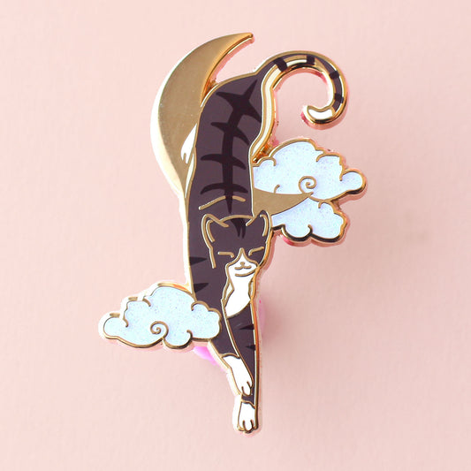 Tabby Cat Enamel Pin