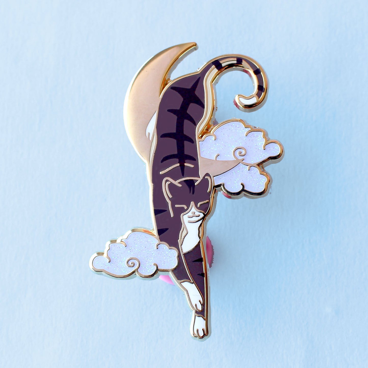 Tabby Cat Enamel Pin