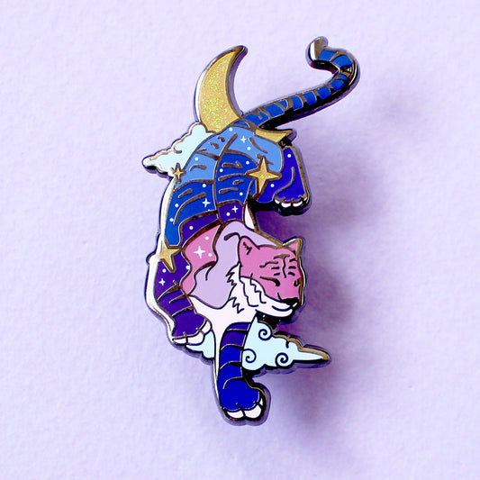 Celestial Tiger Enamel Pin