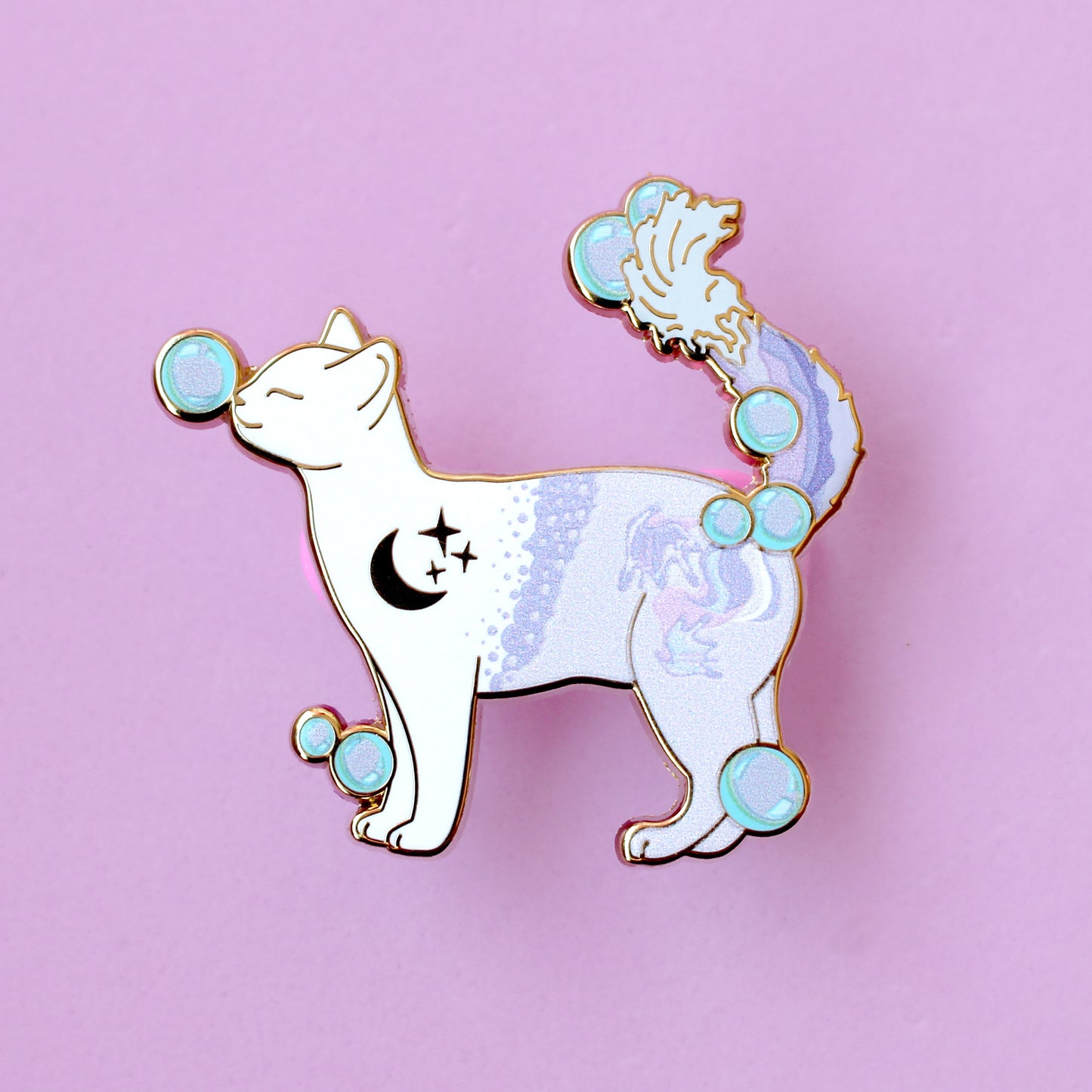 Water Cat Enamel Pin - Climate Cats