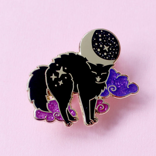 Scaredy Cat Enamel Pin – Halloween Collection