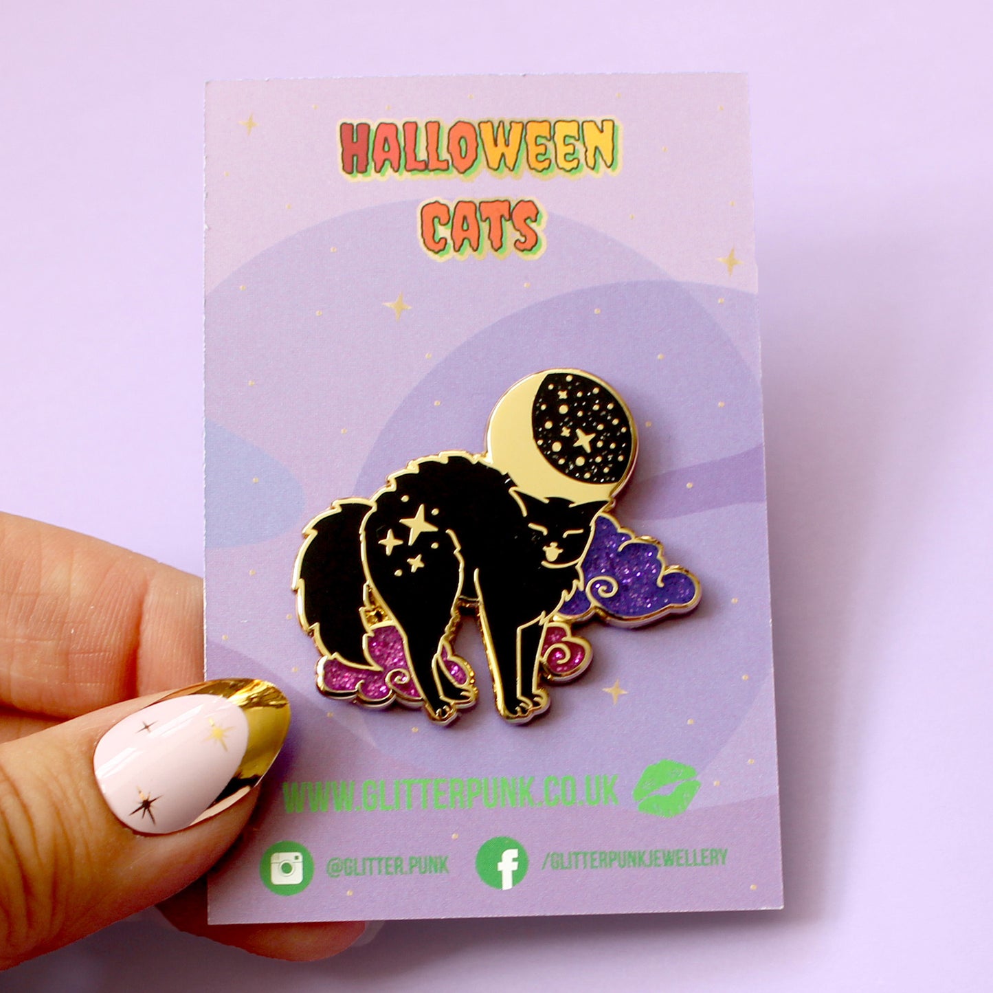 Scaredy Cat Enamel Pin – Halloween Collection