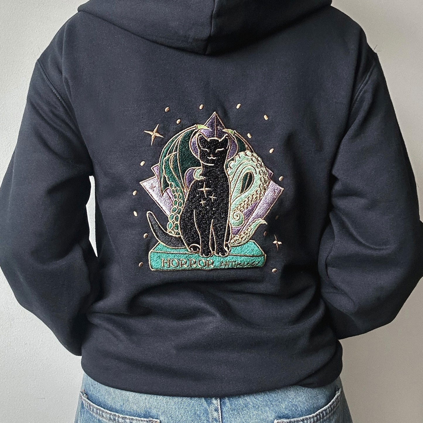 Horror Anthology Embroidered Zip-up Hoodie