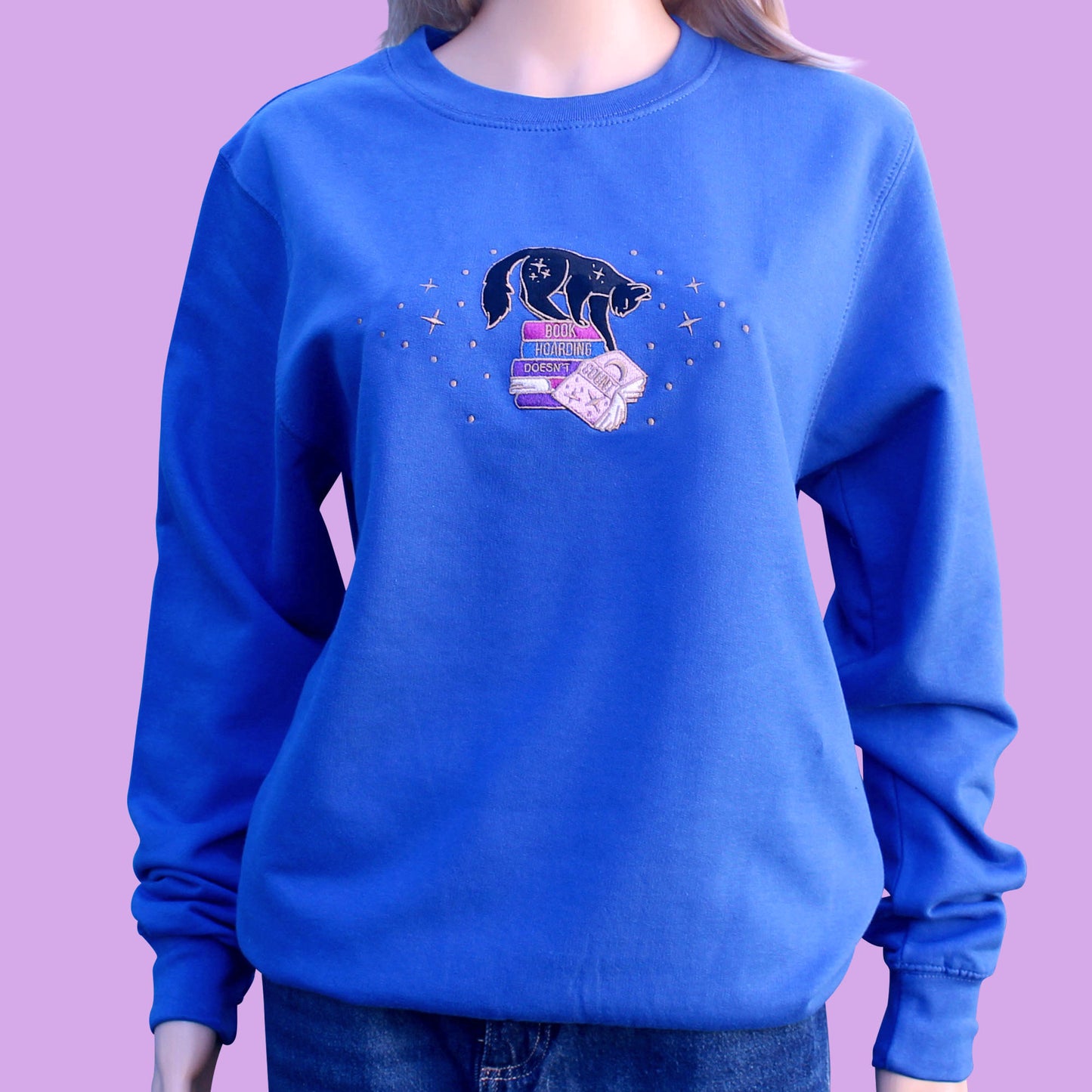 Book Hoarding Doesn't Count Sweatshirt