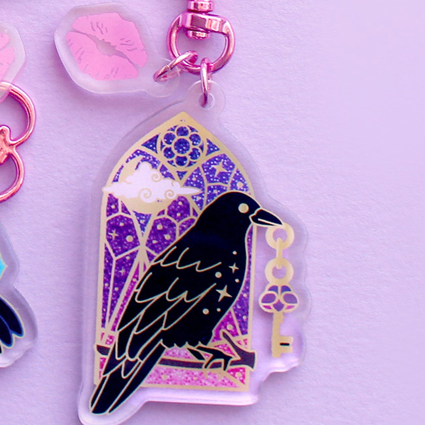 Corvid Key Chains