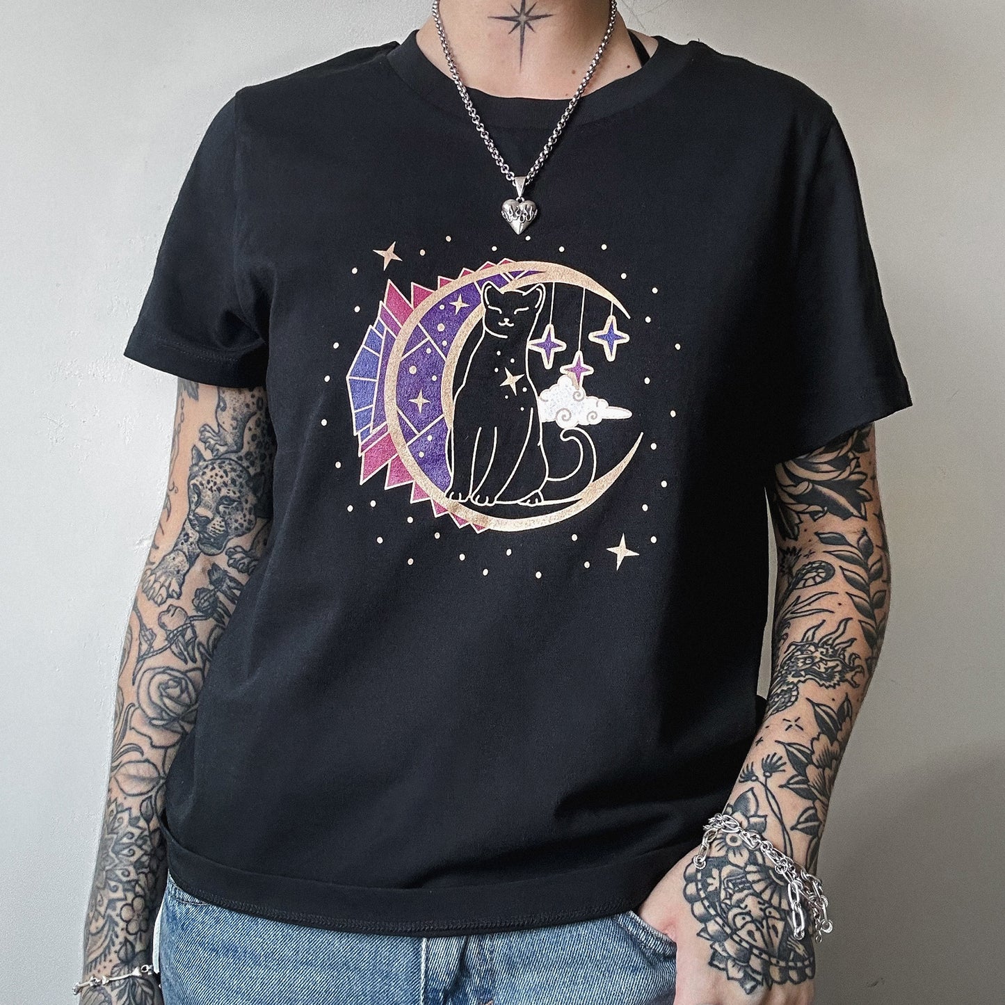 Deco Moon Cat T-Shirt
