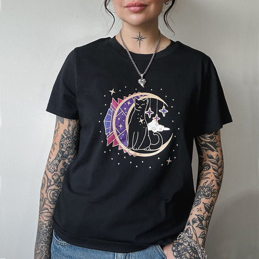 Deco Moon Cat T-Shirt