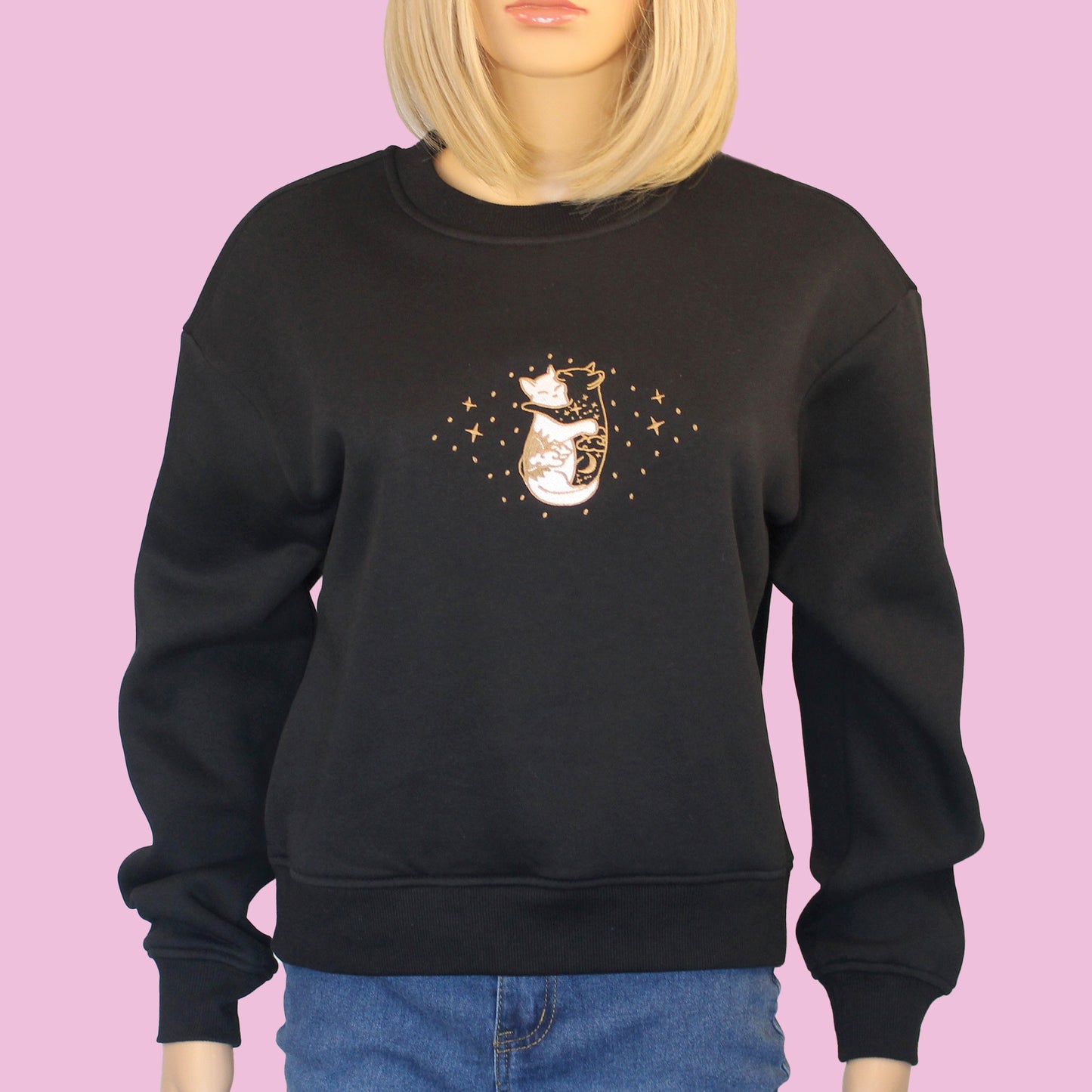 PRE-ORDER Day & Night Hugging Cats Sweatshirt