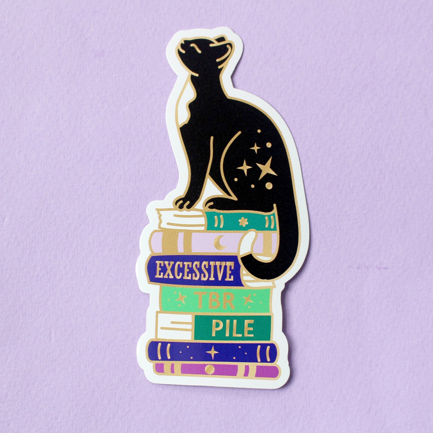 Book cats single stickers