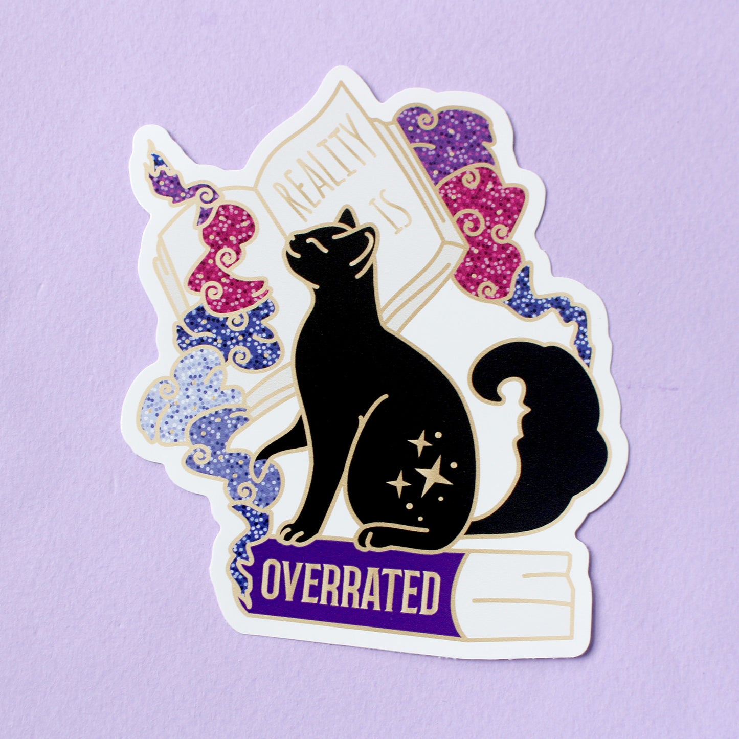 Book cats single stickers