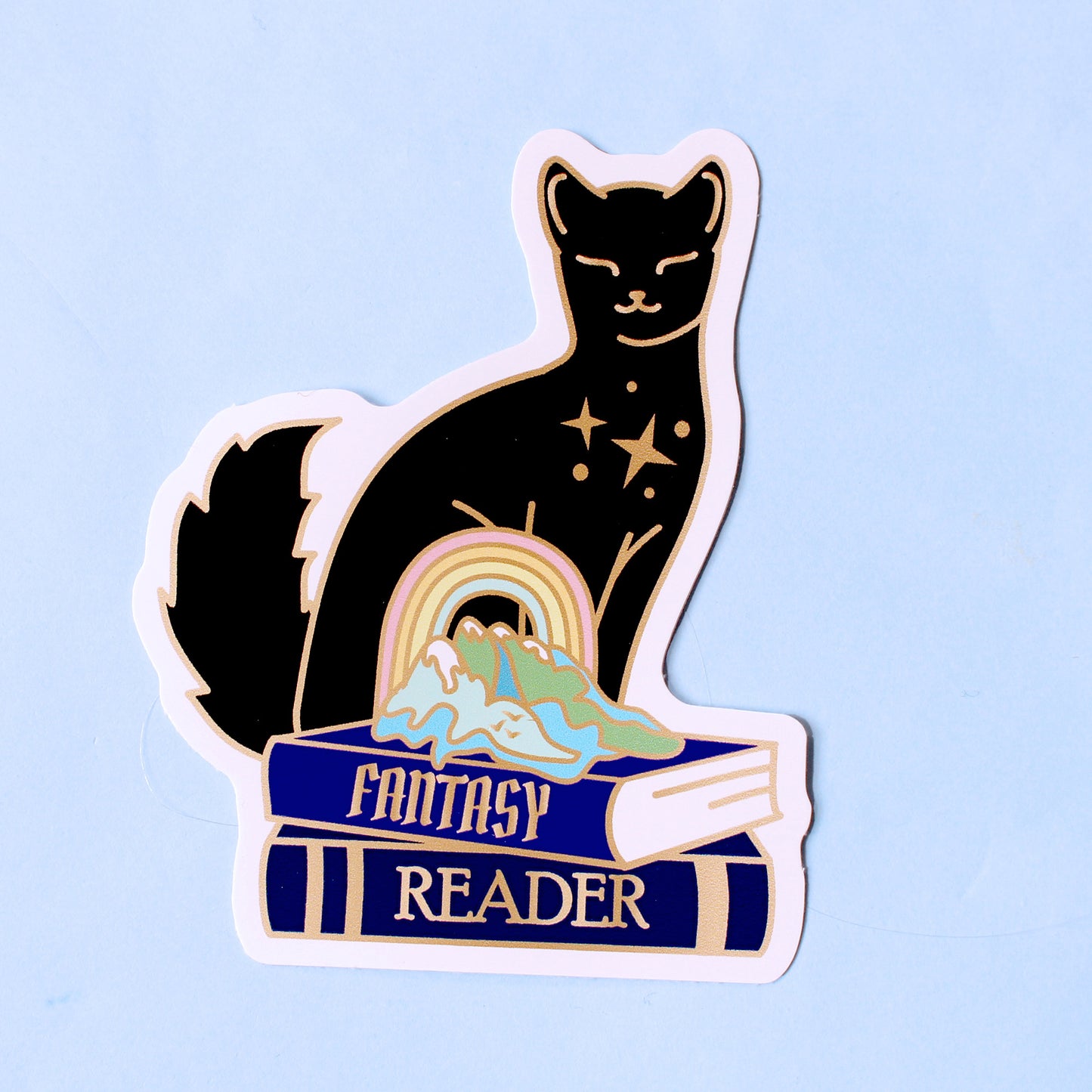 Book cats single stickers