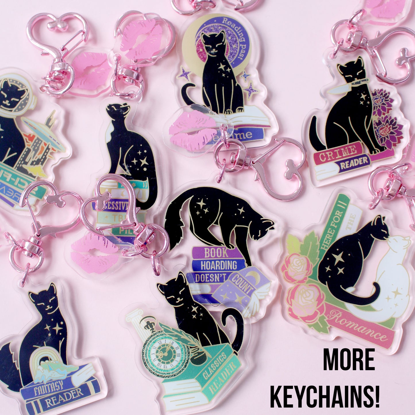 Excessive TBR Cat Key chain