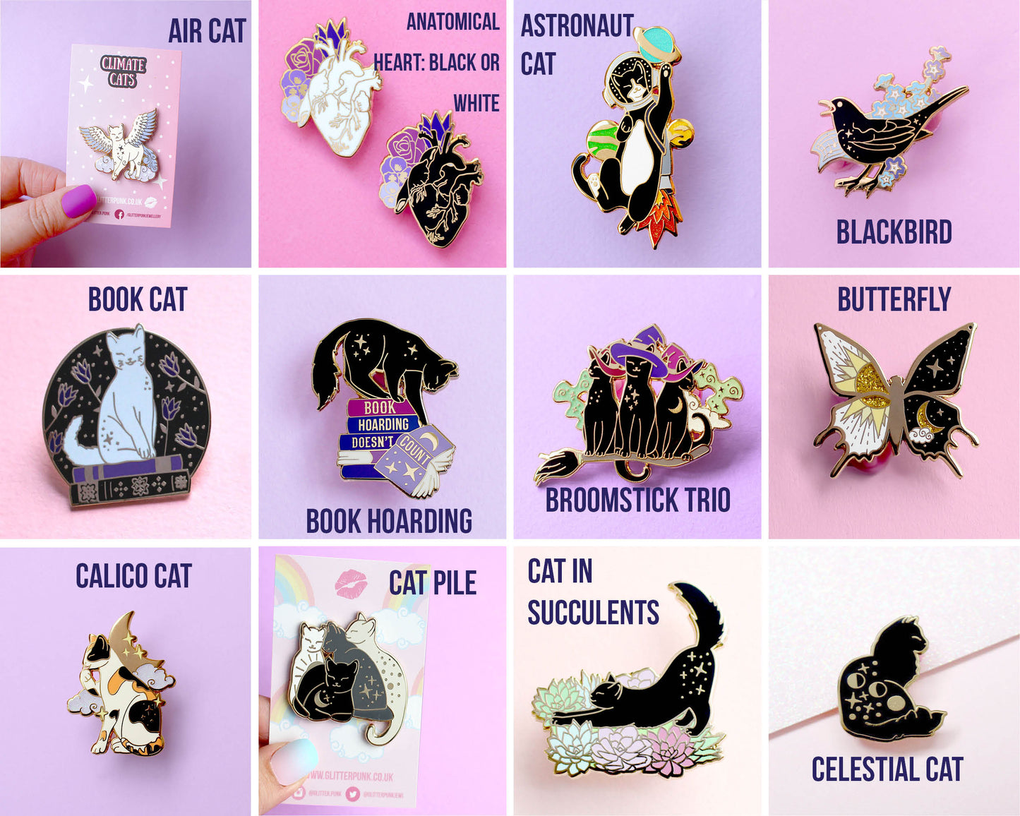 Seconds sale enamel pins