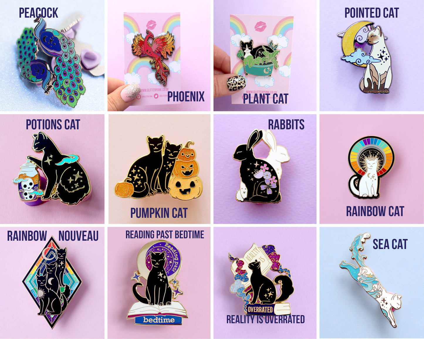 Seconds sale enamel pins