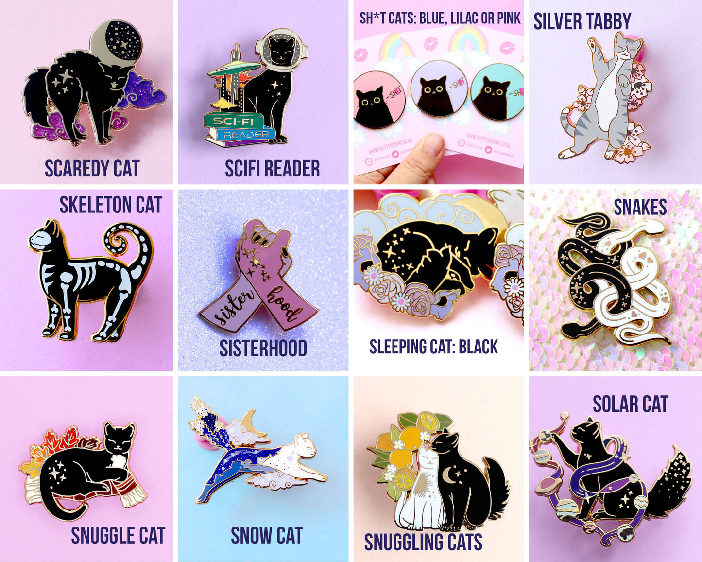 Seconds sale enamel pins