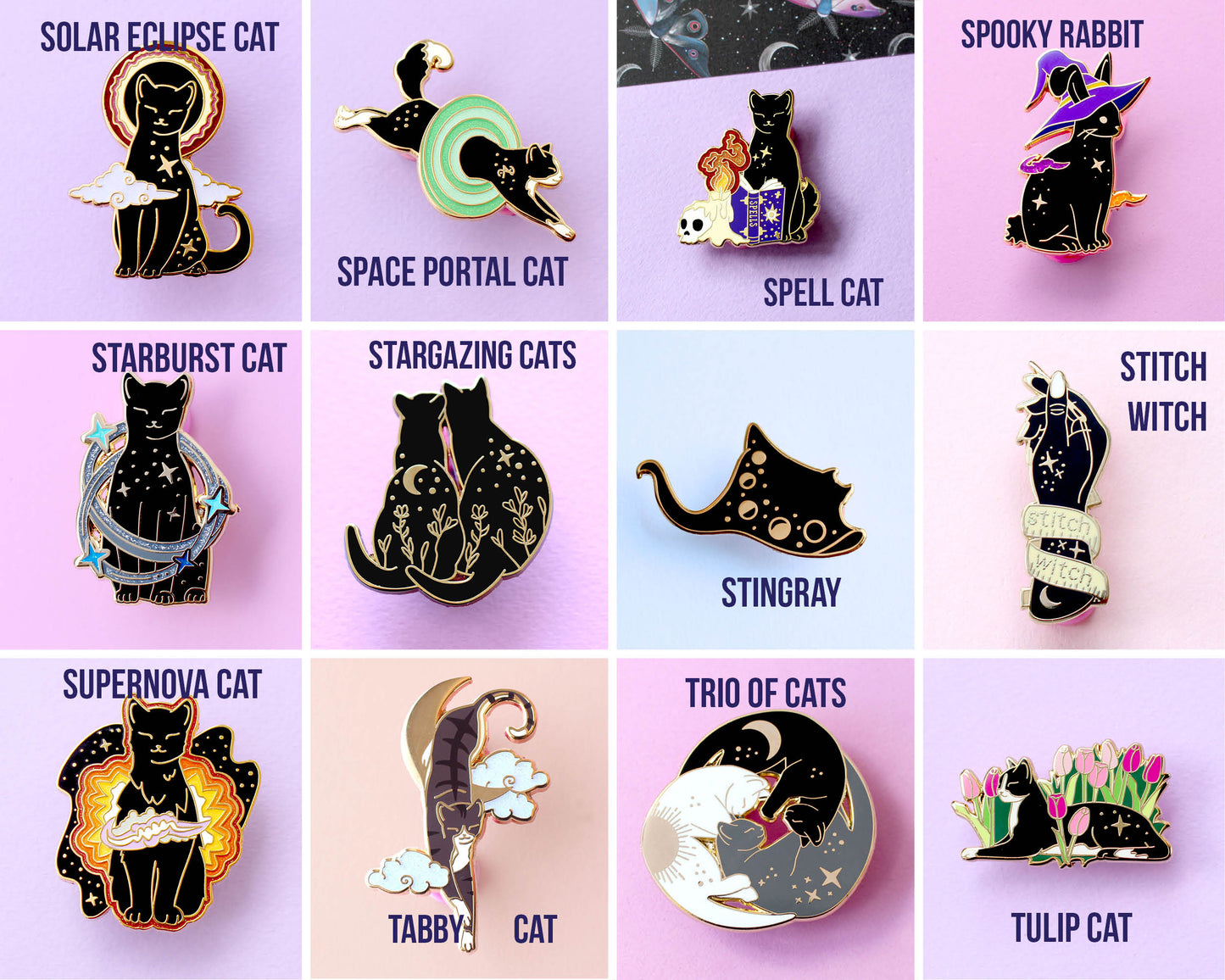 Seconds sale enamel pins