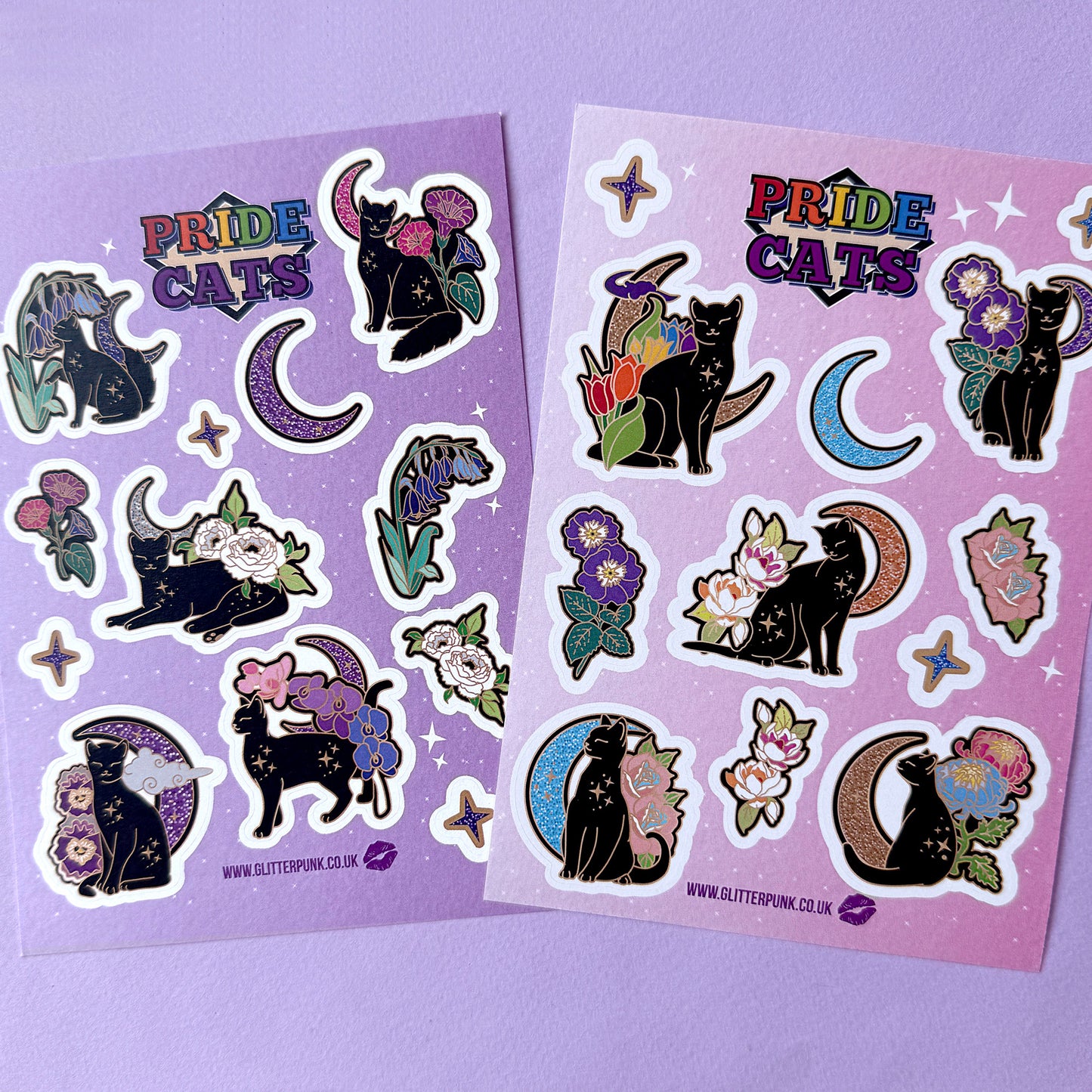 Pride cats mini stickers
