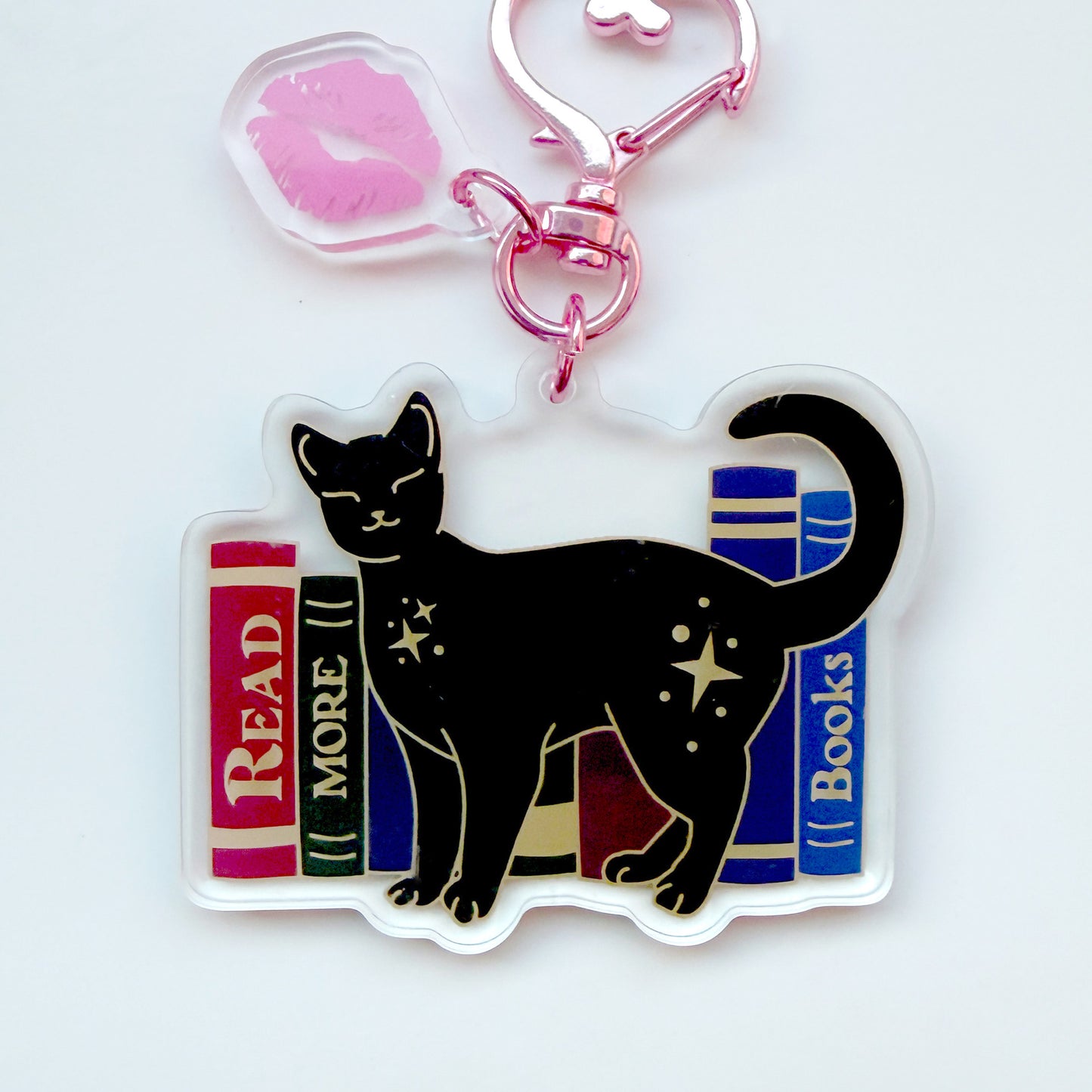 Book Cat Key Chains