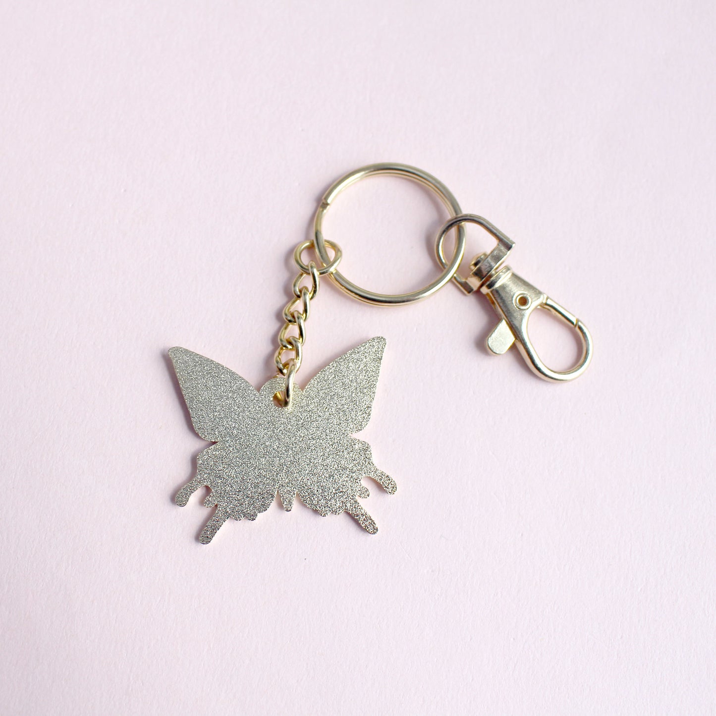 Yin and Yang Butterfly Key Chain