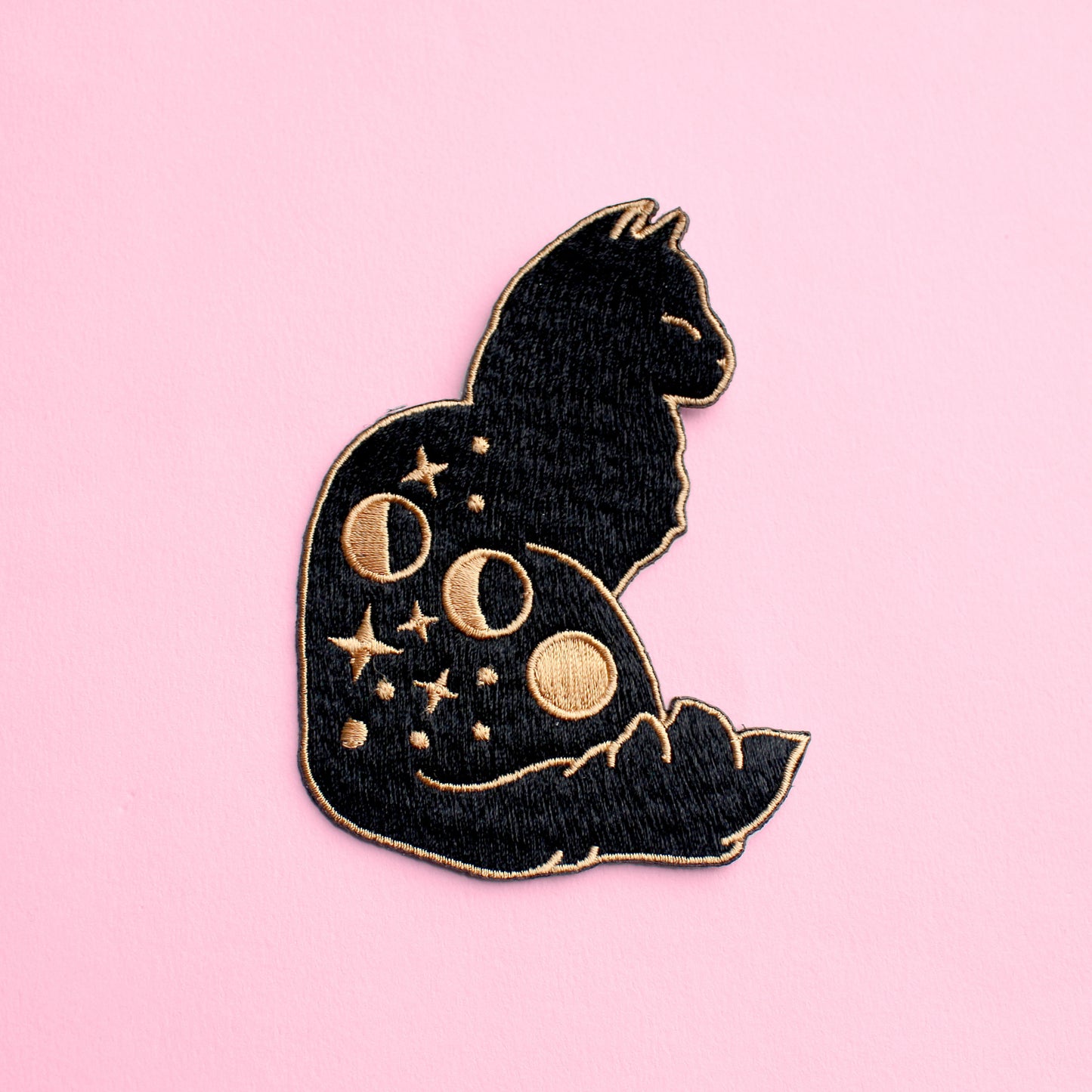 Celestial Cat Iron-on Patch